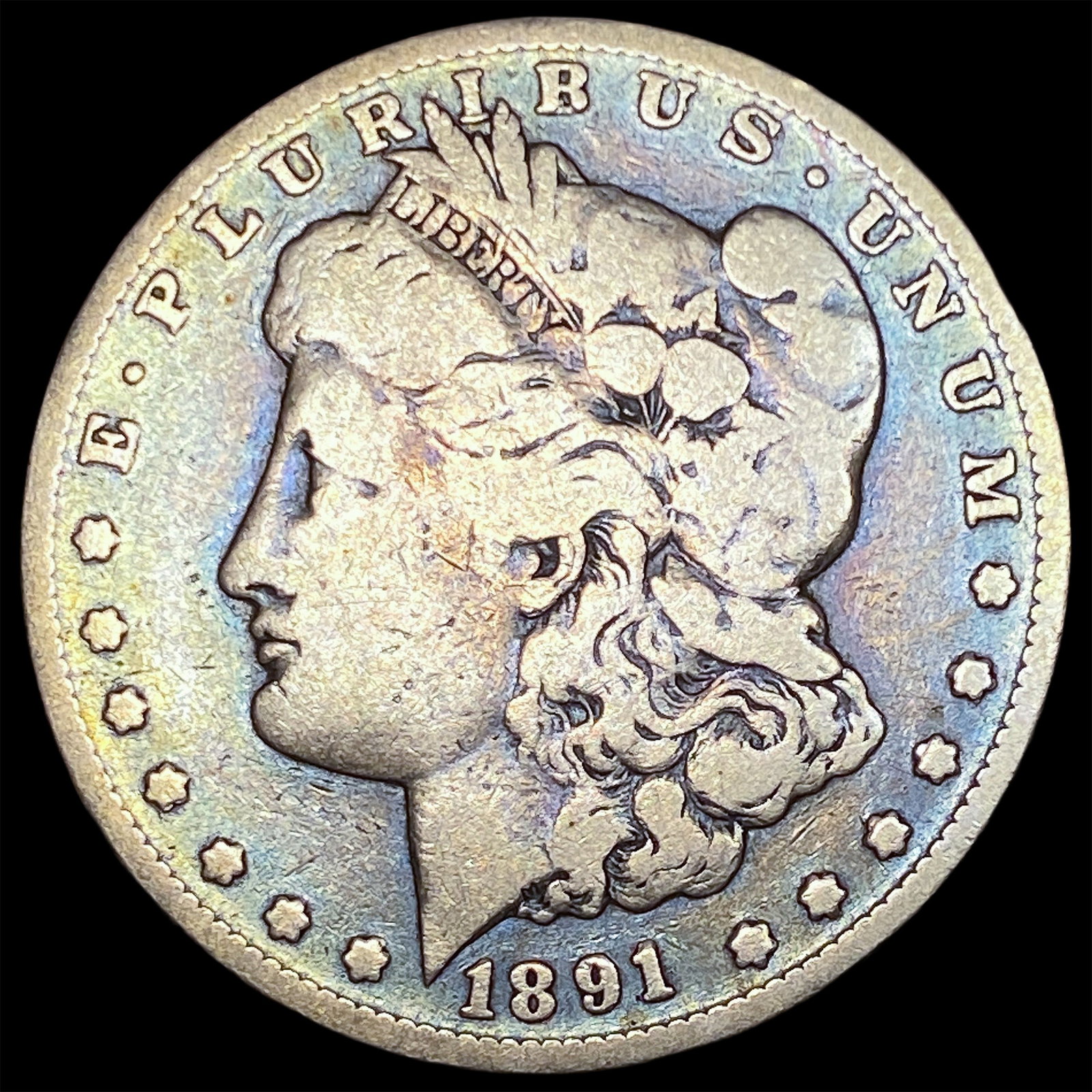 1891-CC Silver Morgan Dollar NICELY CIRCULATED: 1891-CC Silver Morgan Dollar NICELY CIRCULATED