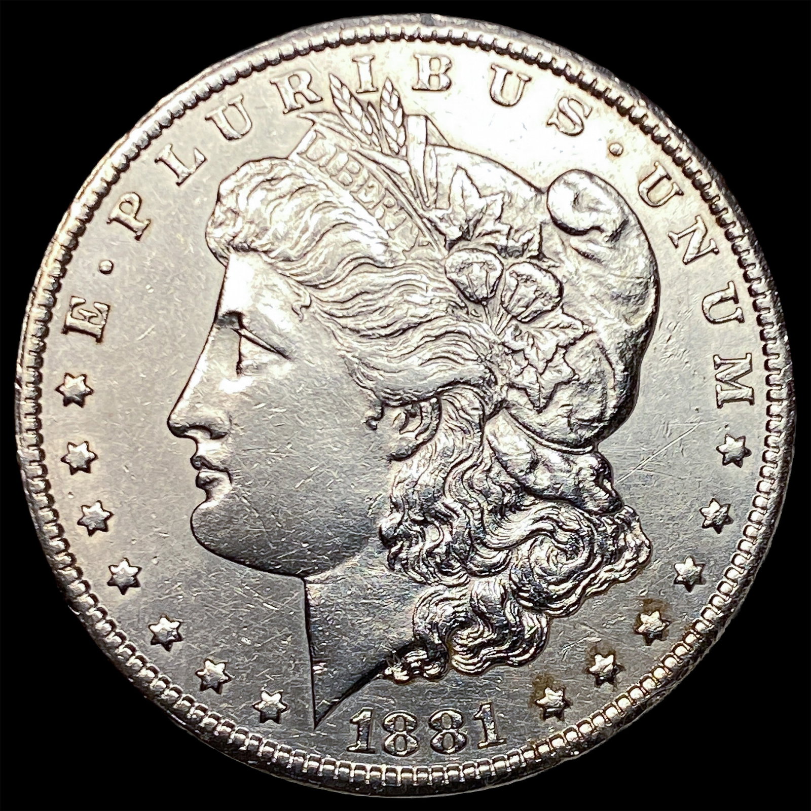 1881-CC Silver Morgan Dollar CLOSELY UNCIRCULATED: 1881-CC Silver Morgan Dollar CLOSELY UNCIRCULATED