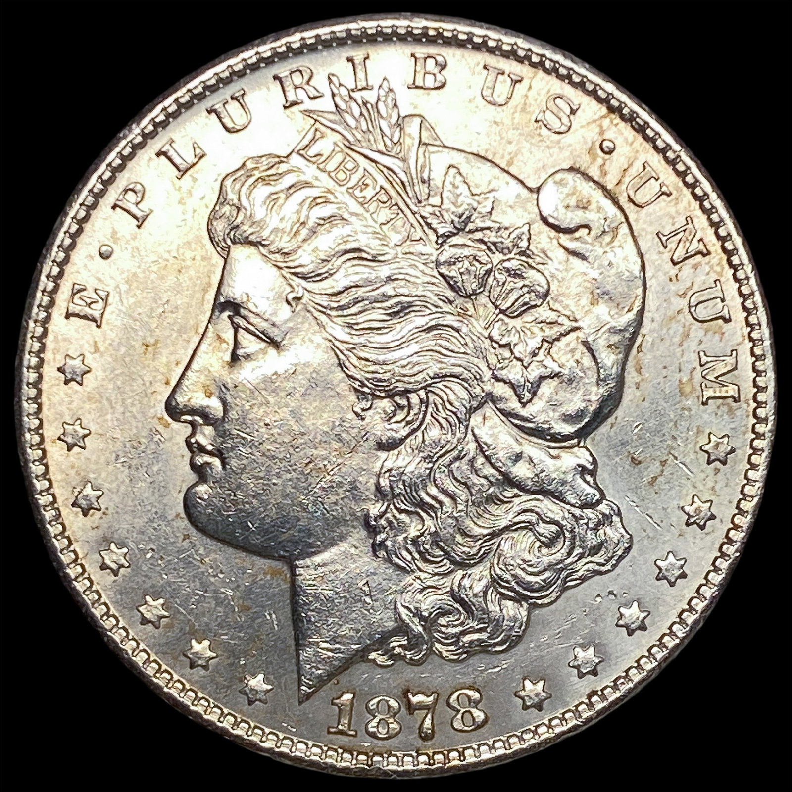 1878-S Silver Morgan Dollar CLOSELY UNCIRCULATED: 1878-S Silver Morgan Dollar CLOSELY UNCIRCULATED