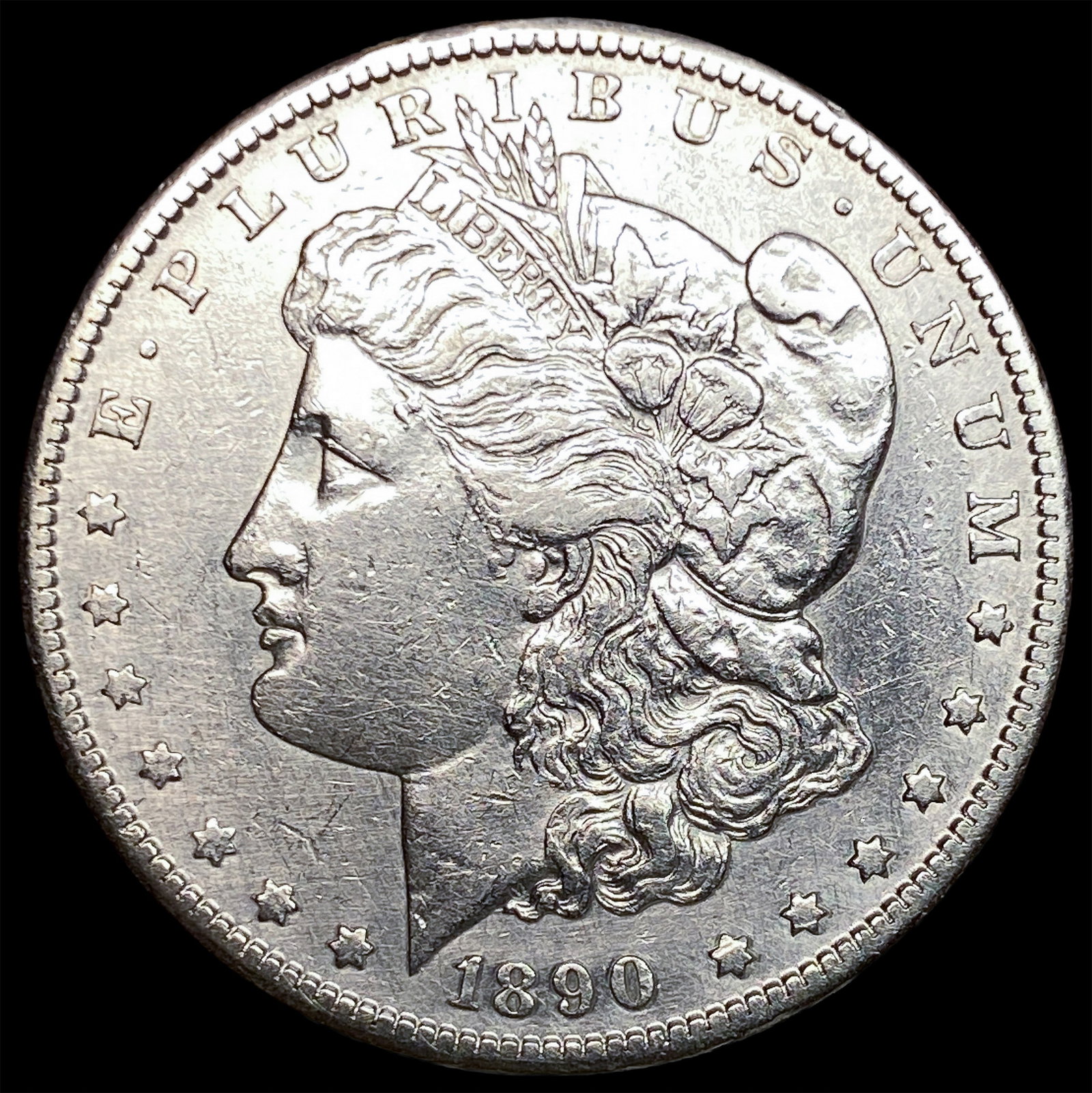 1890-S Silver Morgan Dollar CLOSELY UNCIRCULATED: 1890-S Silver Morgan Dollar CLOSELY UNCIRCULATED