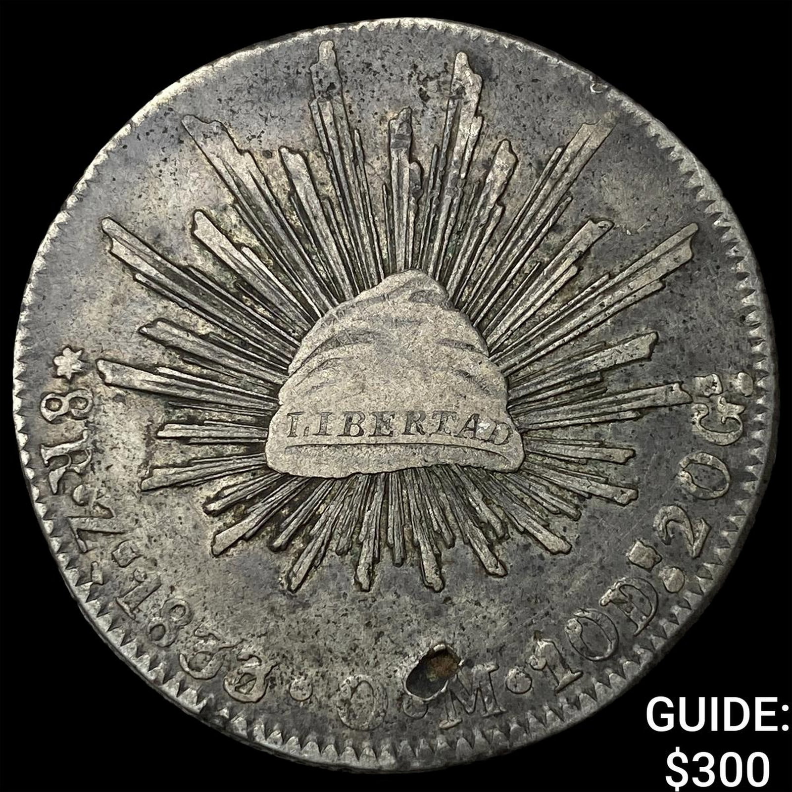 1833Mo Mexico Silver 8 Reales (1 of 2)