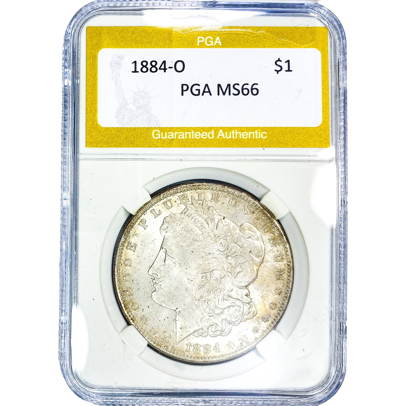 1884-O Morgan Silver Dollar PGA MS66 (1 of 2)