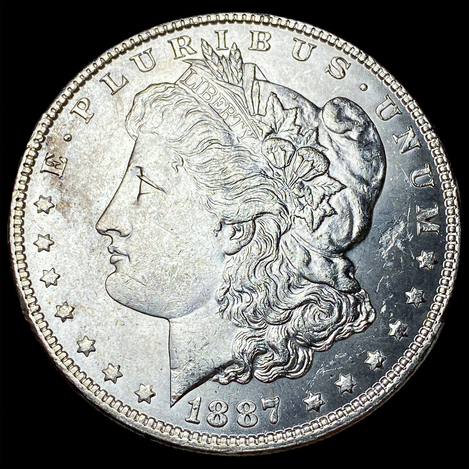 1887 Silver Morgan Dollar UNCIRCULATED: 1887 Silver Morgan Dollar UNCIRCULATED