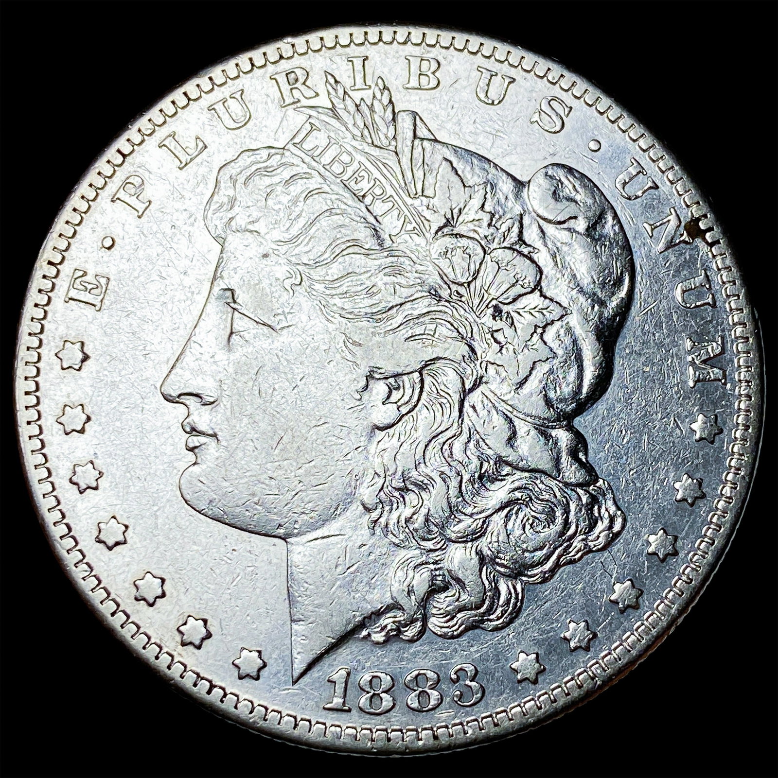 1883-S Morgan Silver Dollar CLOSELY UNCIRCULATED: 1883-S Morgan Silver Dollar CLOSELY UNCIRCULATED