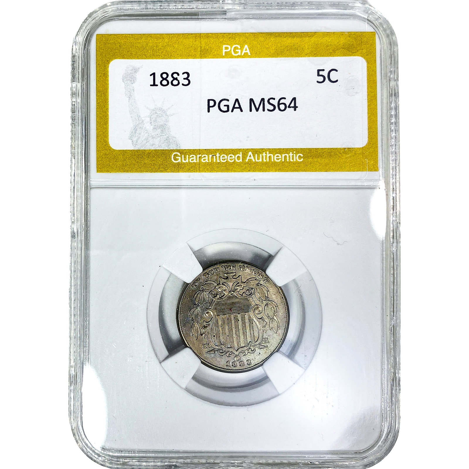 1883 Shield Nickel PGA MS64 (1 of 2)