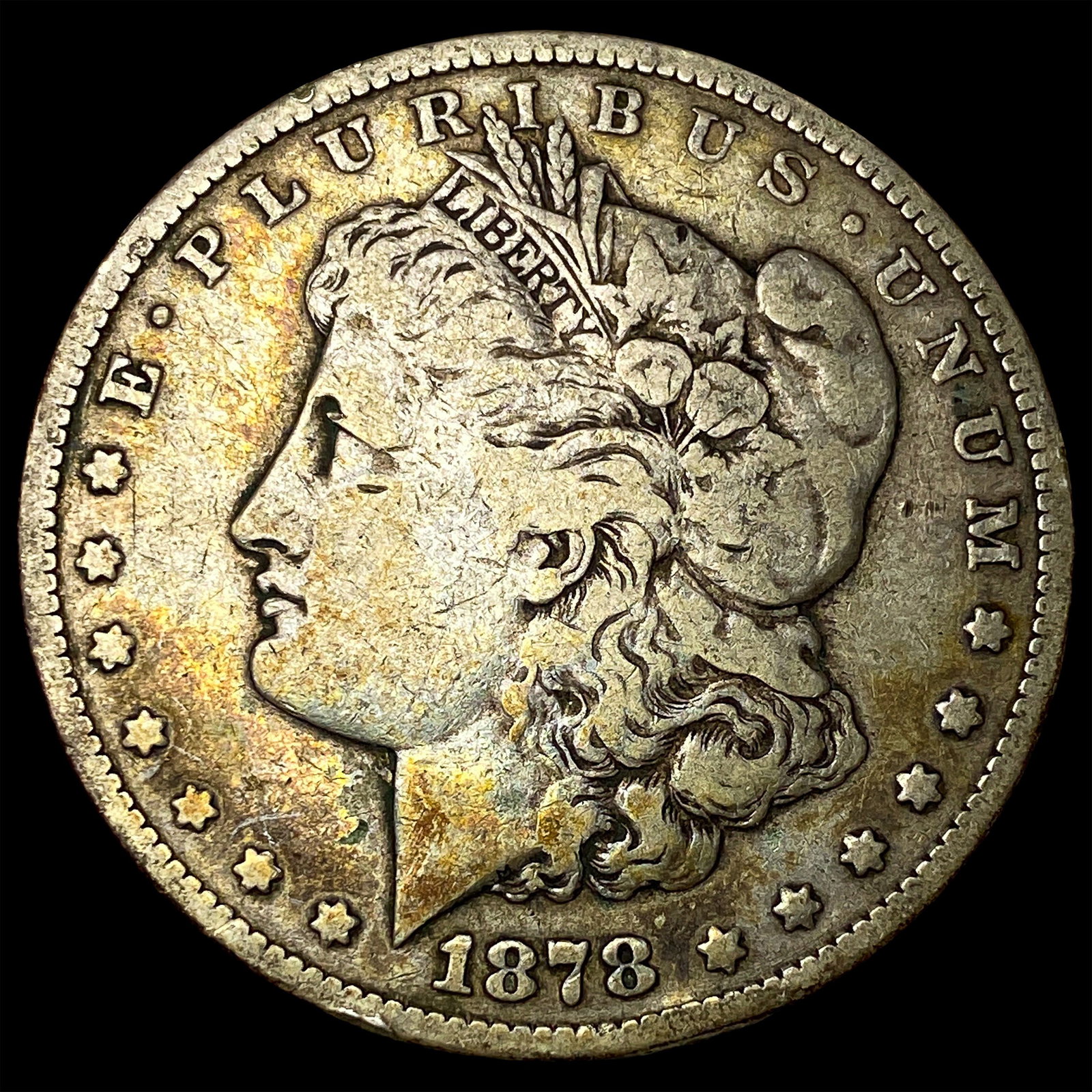 1878-CC Silver Morgan Dollar LIGHTLY CIRCULATED: 1878-CC Silver Morgan Dollar LIGHTLY CIRCULATED