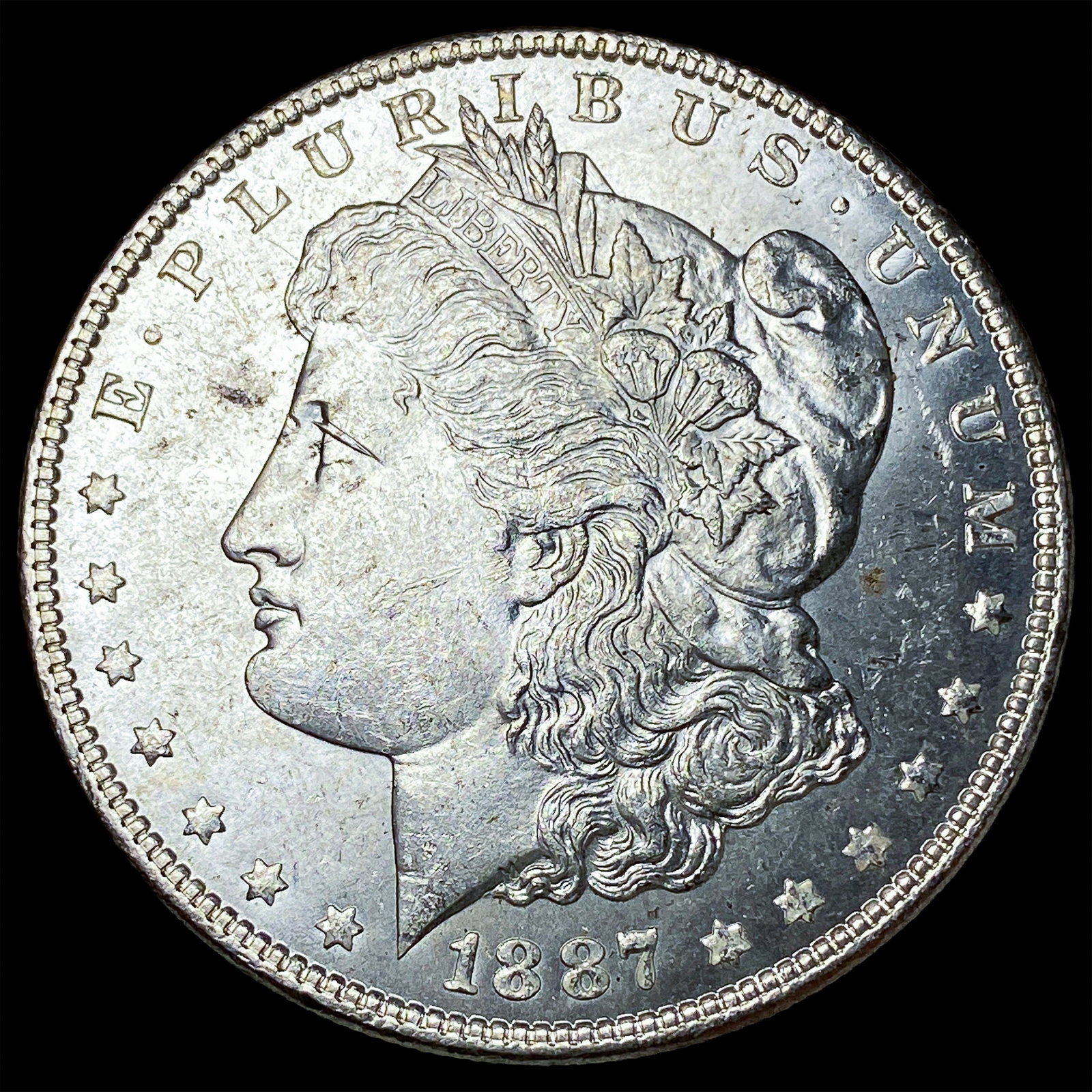 1887 Silver Morgan Dollar UNCIRCULATED: 1887 Silver Morgan Dollar UNCIRCULATED