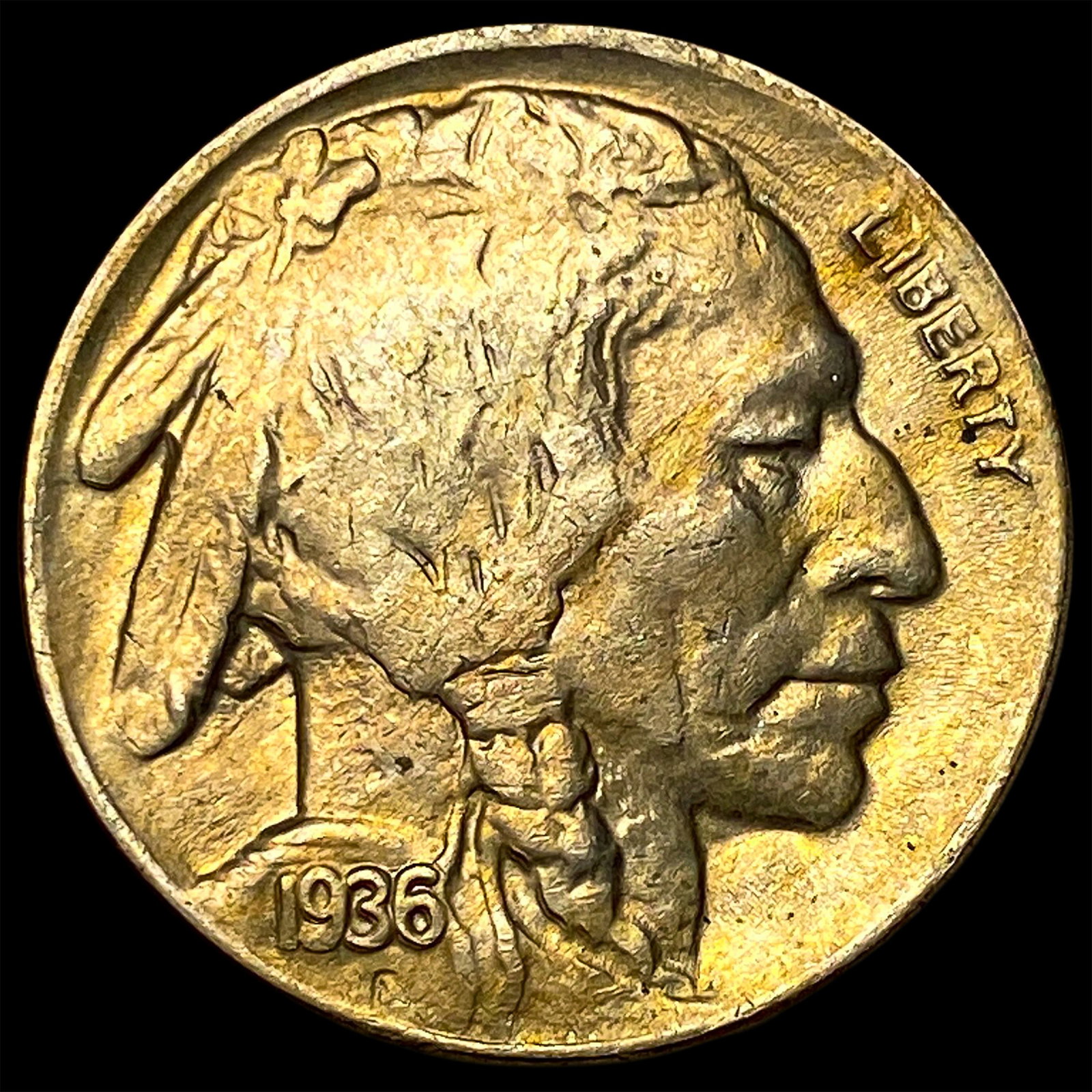1936-D Buffalo Nickel UNCIRCULATED (1 of 2)