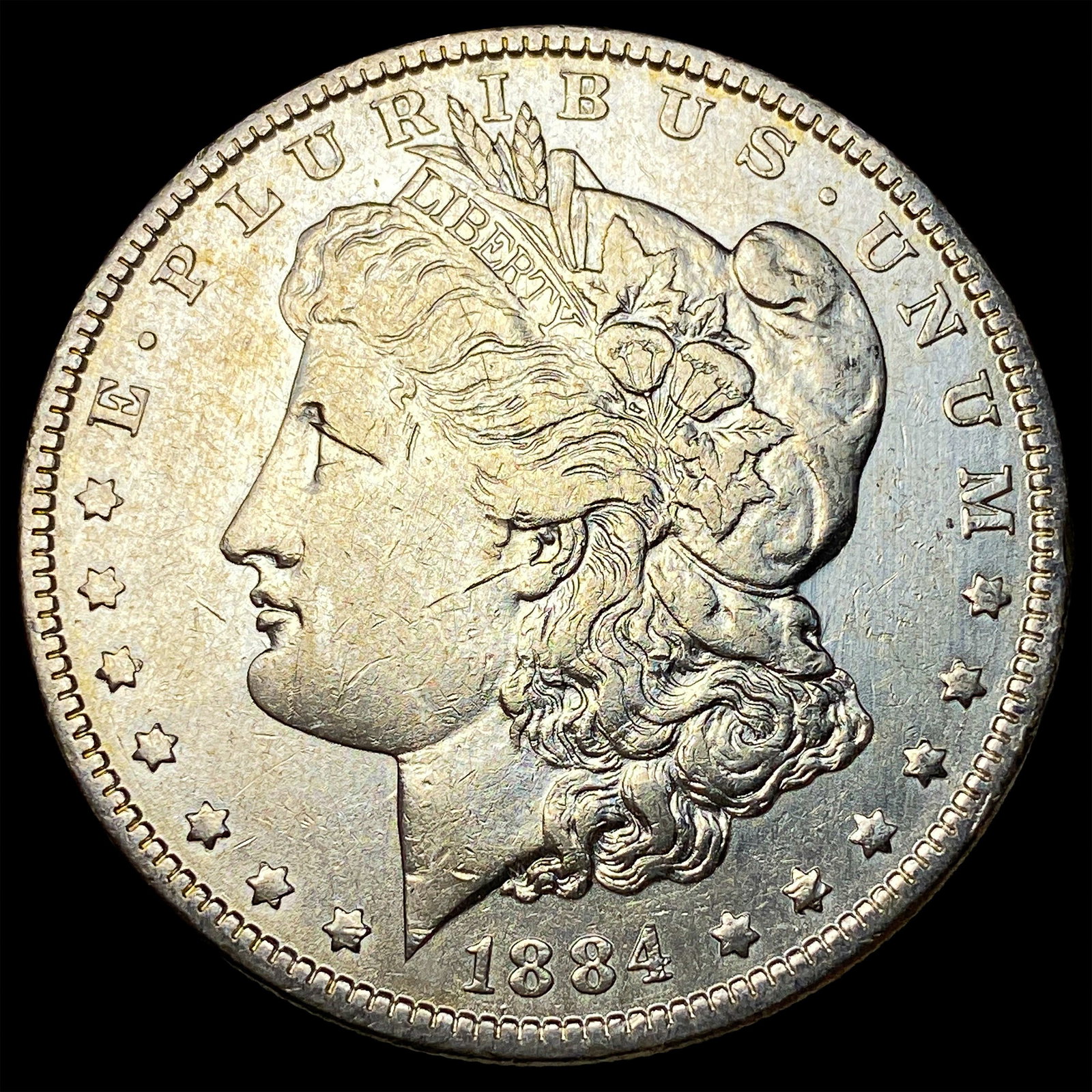 1884 Silver Morgan Dollar NEARLY UNCIRCULATED: 1884 Silver Morgan Dollar NEARLY UNCIRCULATED