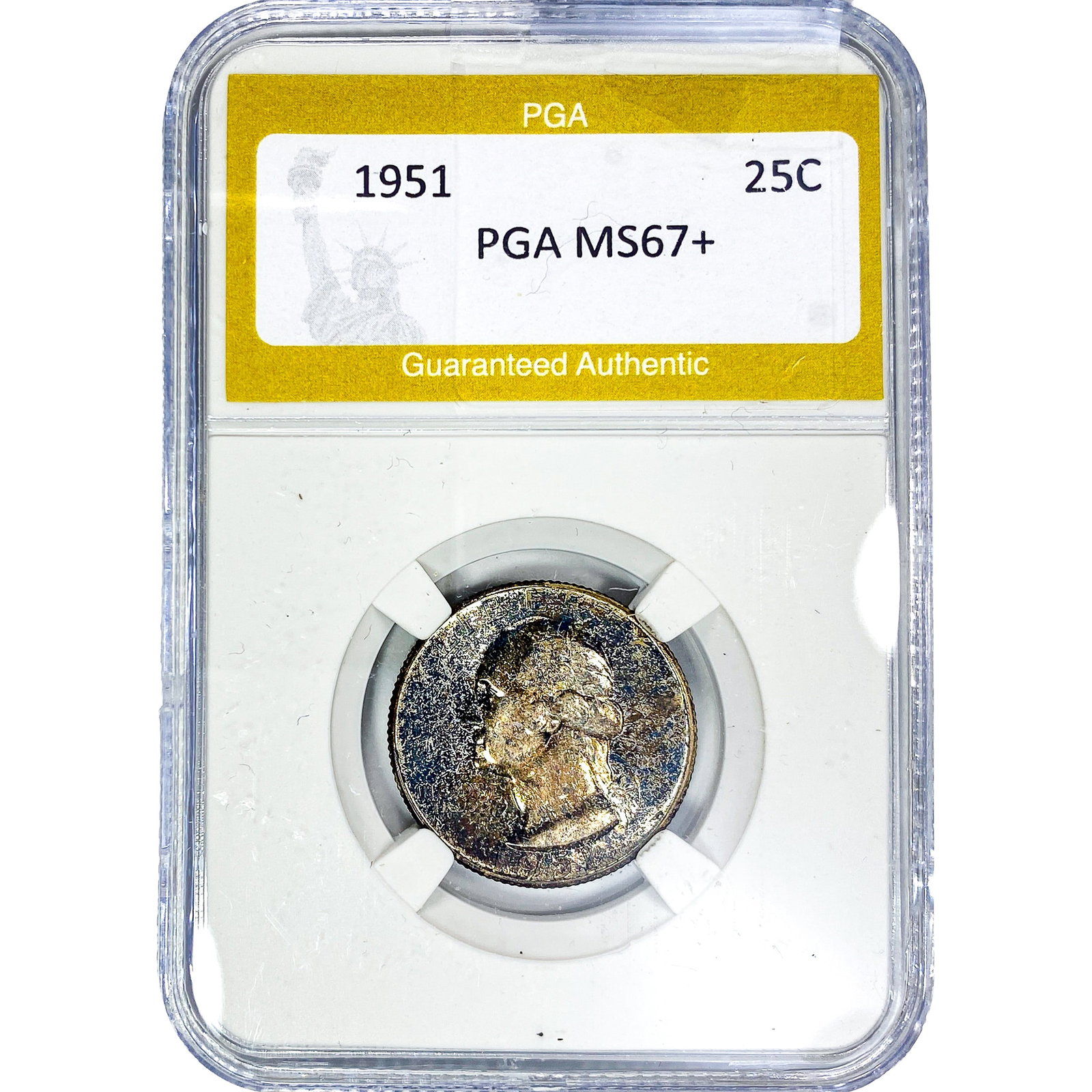 1951 Washington Silver Quarter PGA MS67+: 1951 Washington Silver Quarter PGA MS67+