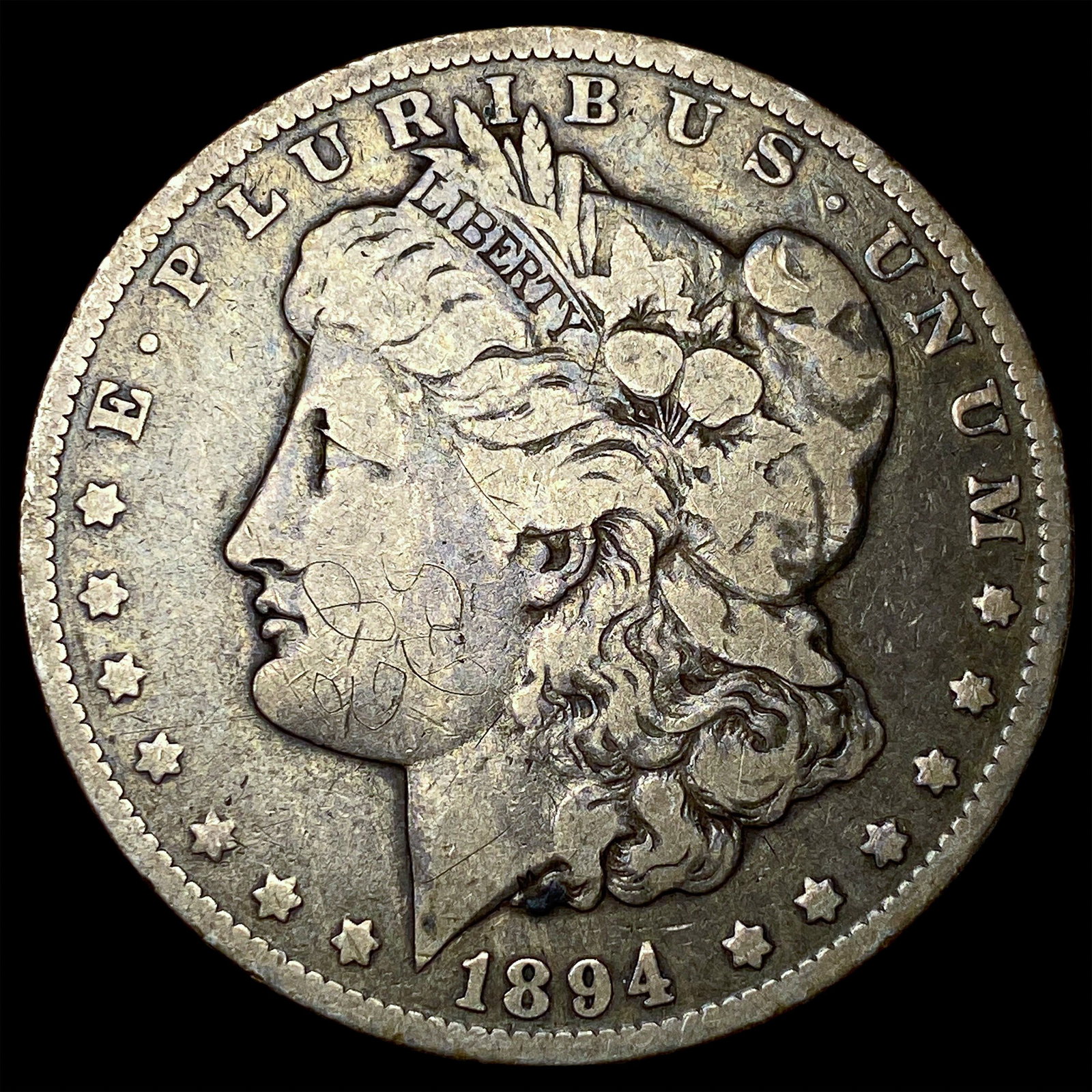 1894-O Silver Morgan Dollar LIGHTLY CIRCULATED: 1894-O Silver Morgan Dollar LIGHTLY CIRCULATED