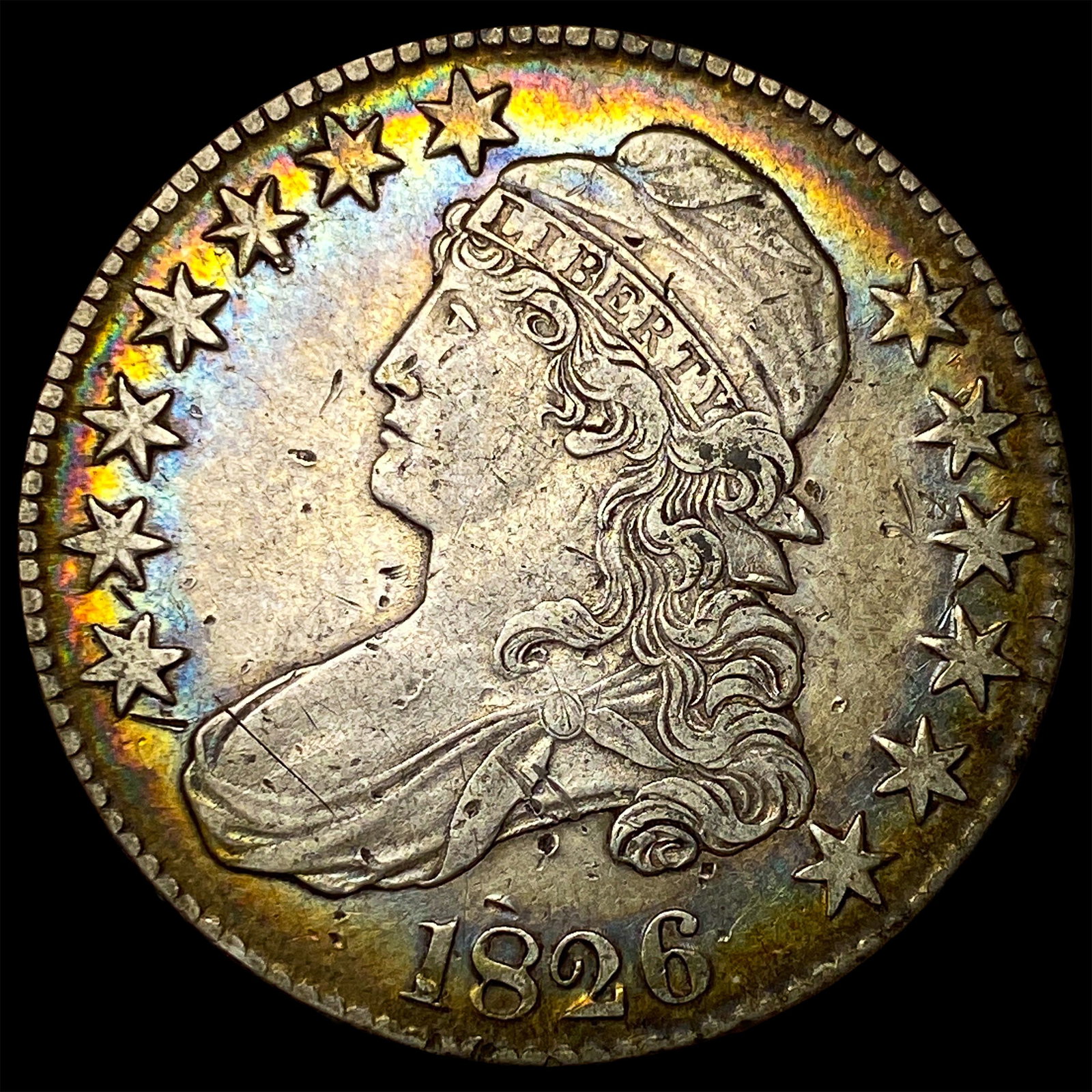 1826 Capped Bust Half Dollar NEARLY UNCIRCULATED (1 of 2)