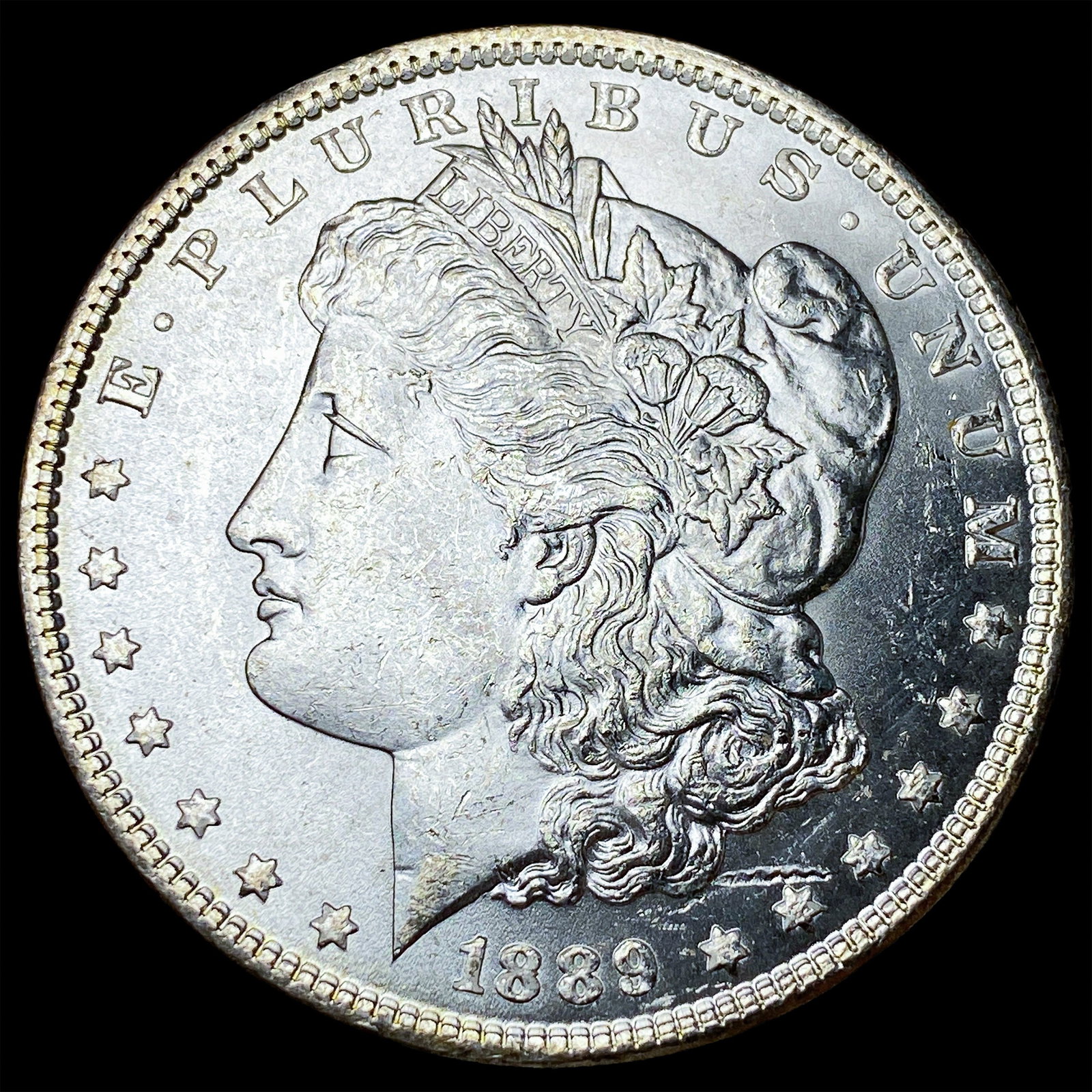 1889 Morgan Silver Dollar UNCIRCULATED: 1889 Morgan Silver Dollar UNCIRCULATED