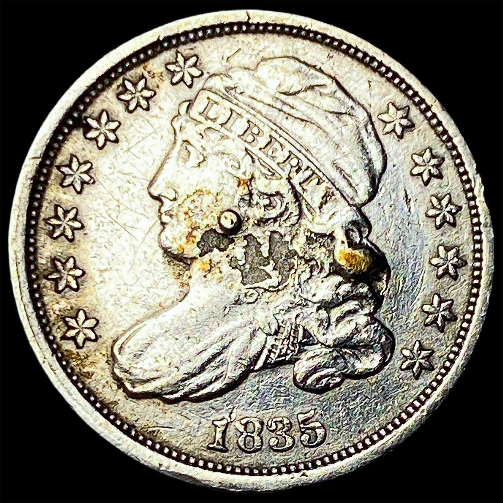 1835 Capped Bust Dime HIGH GRADE: 1835 Capped Bust Dime HIGH GRADE