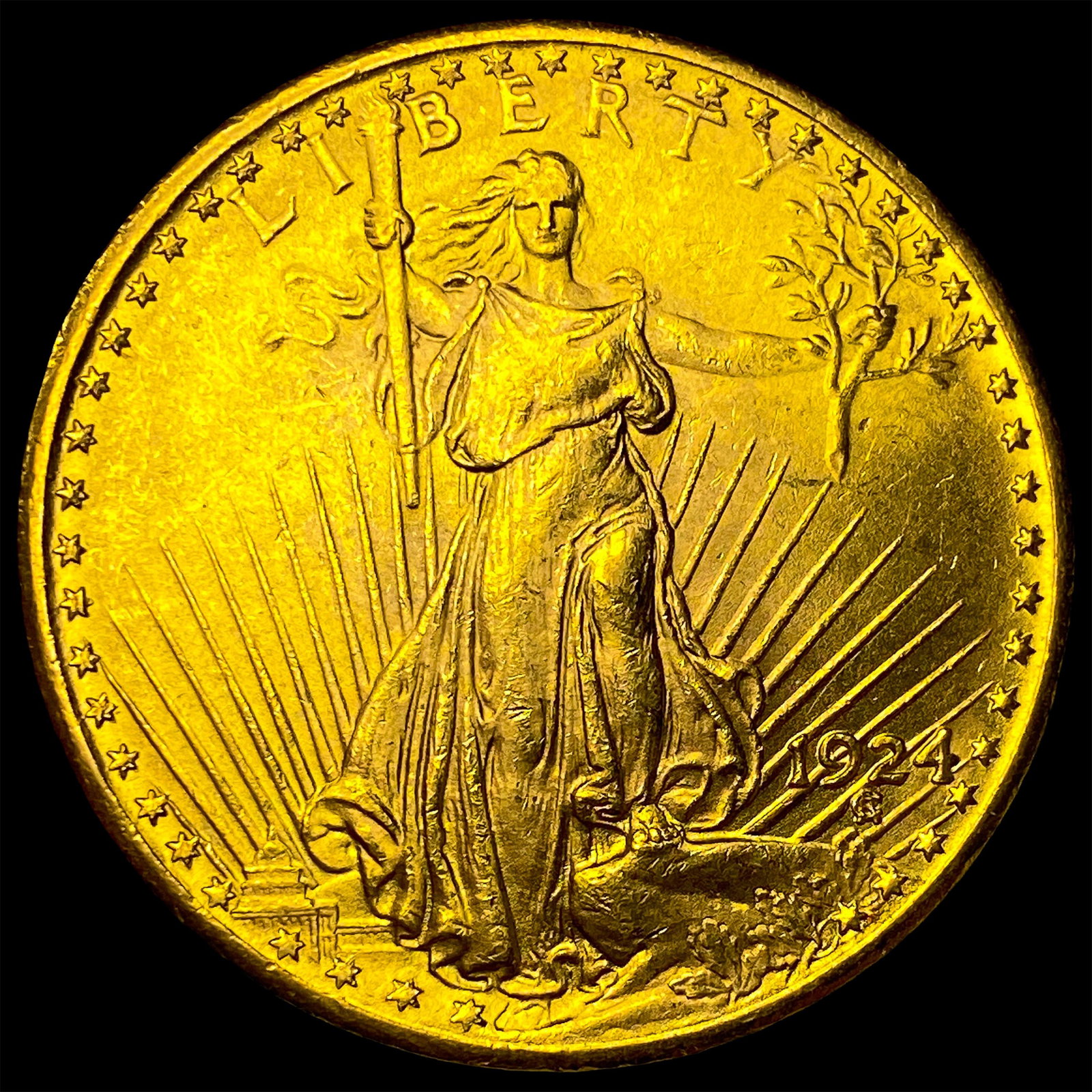 1924-S Gold $20 Saint-Gaudens Double Eagle UNCIRCULATED: 1924-S Gold $20 Saint-Gaudens Double Eagle UNCIRCULATED