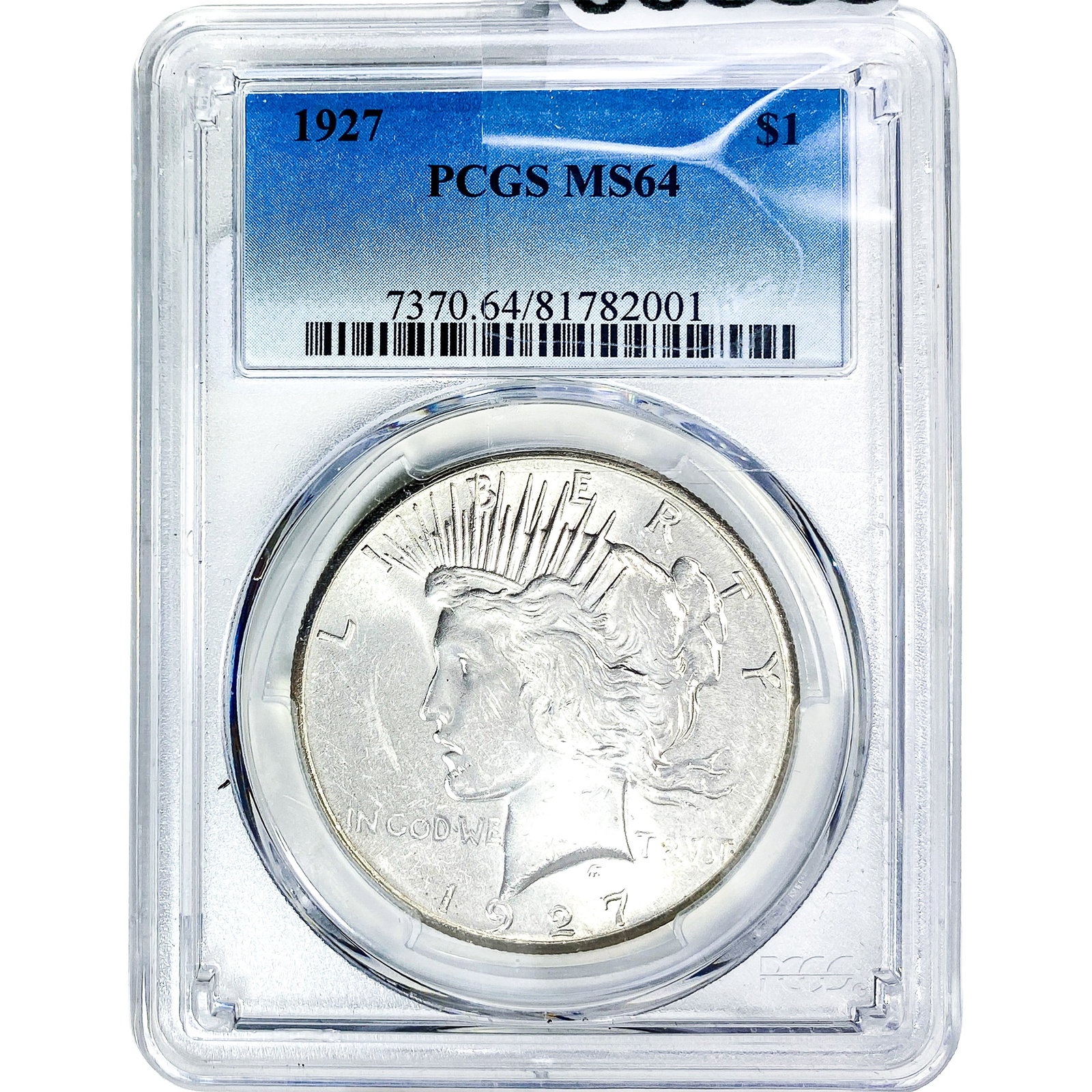 1927 Silver Peace Dollar PCGS MS64 (1 of 2)