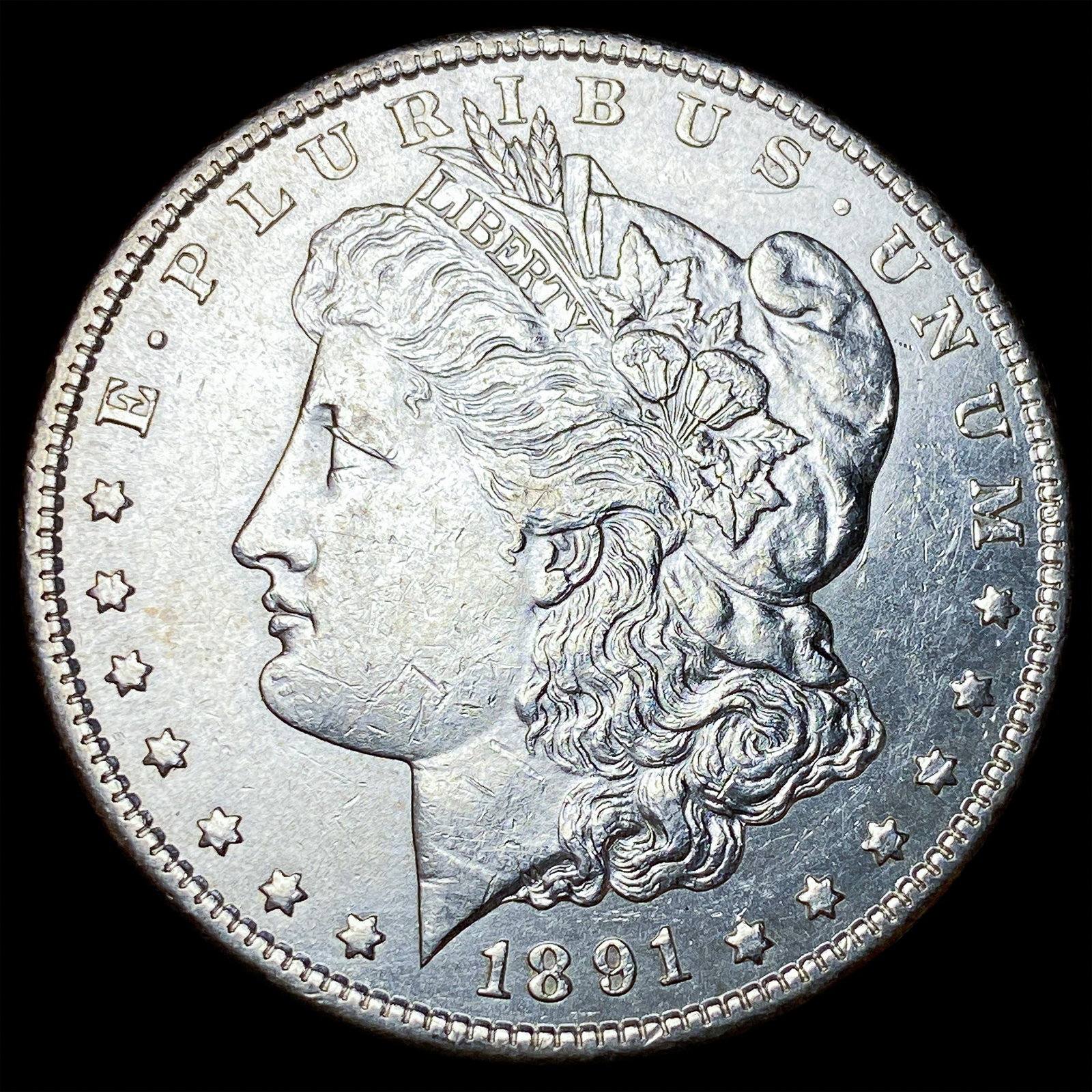 1891-S Silver Morgan Dollar UNCIRCULATED: 1891-S Silver Morgan Dollar UNCIRCULATED