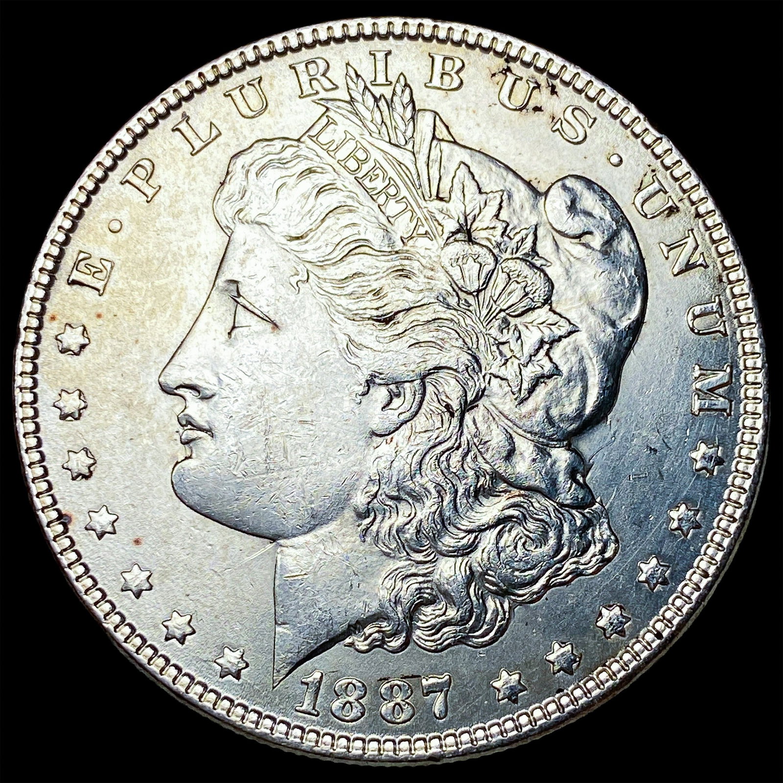 1887 Silver Morgan Dollar UNCIRCULATED: 1887 Silver Morgan Dollar UNCIRCULATED