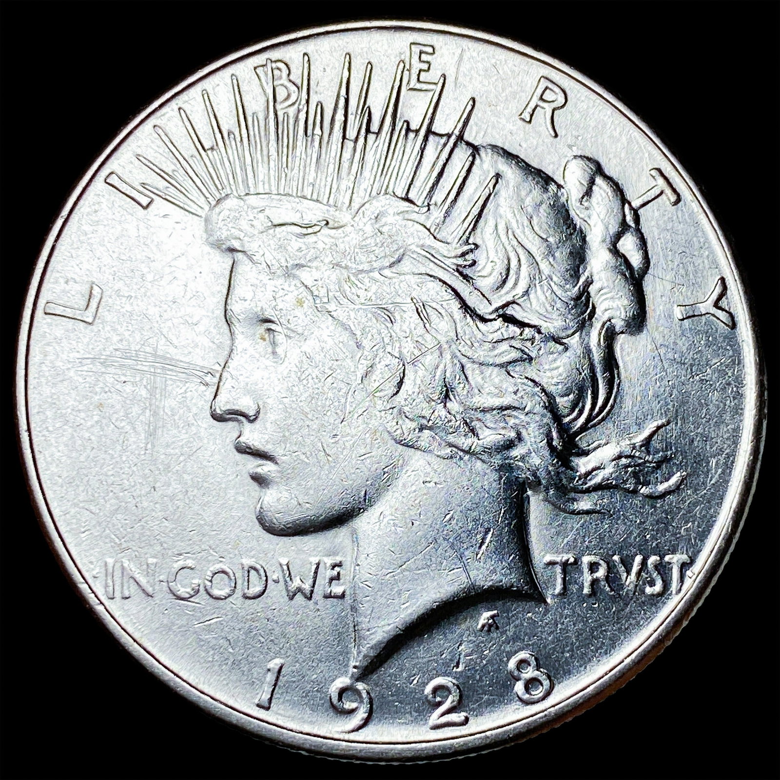 1928 Peace Silver Dollar CLOSELY UNCIRCULATED: 1928 Peace Silver Dollar CLOSELY UNCIRCULATED