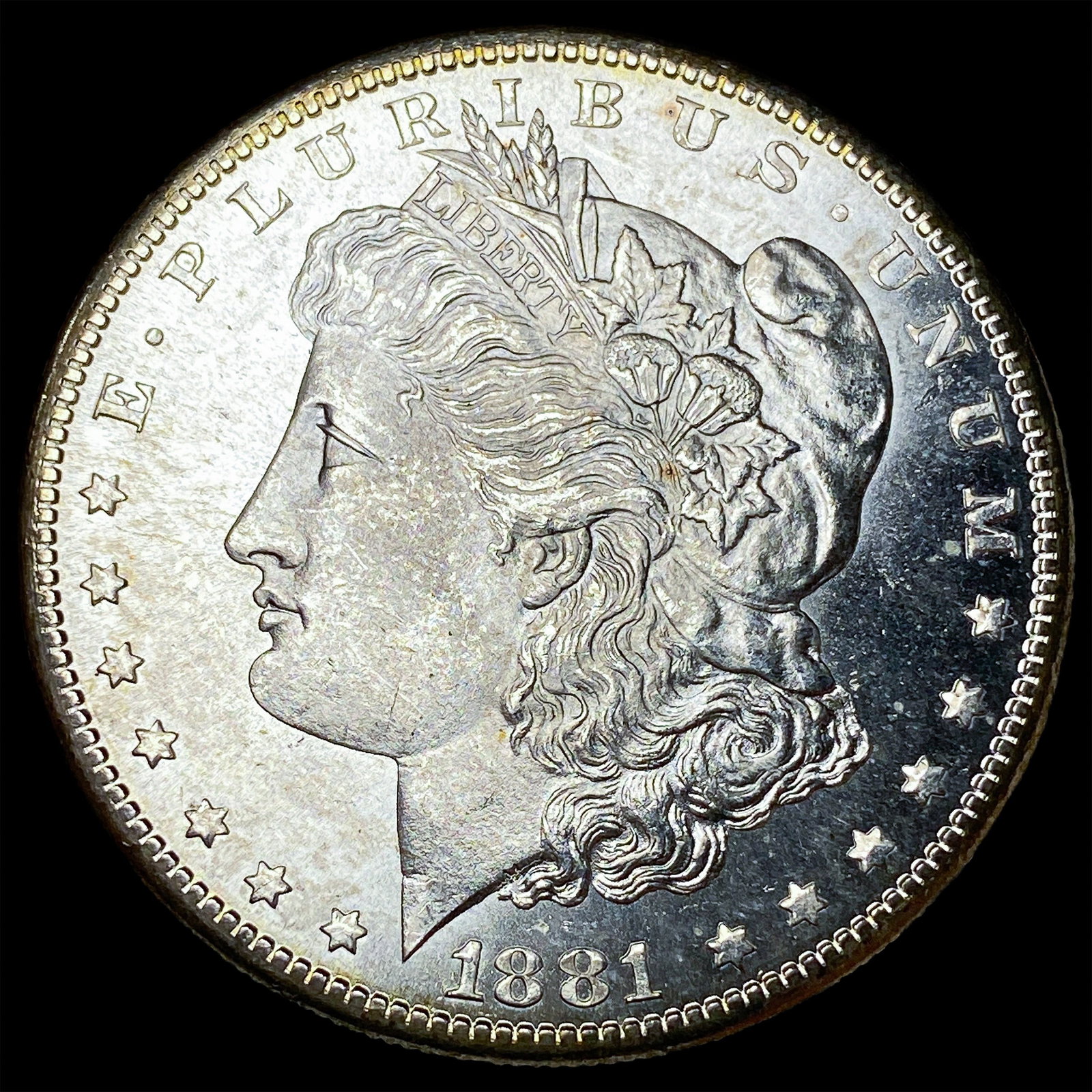 1881-S Silver Morgan Dollar CHOICE BU: 1881-S Silver Morgan Dollar CHOICE BU