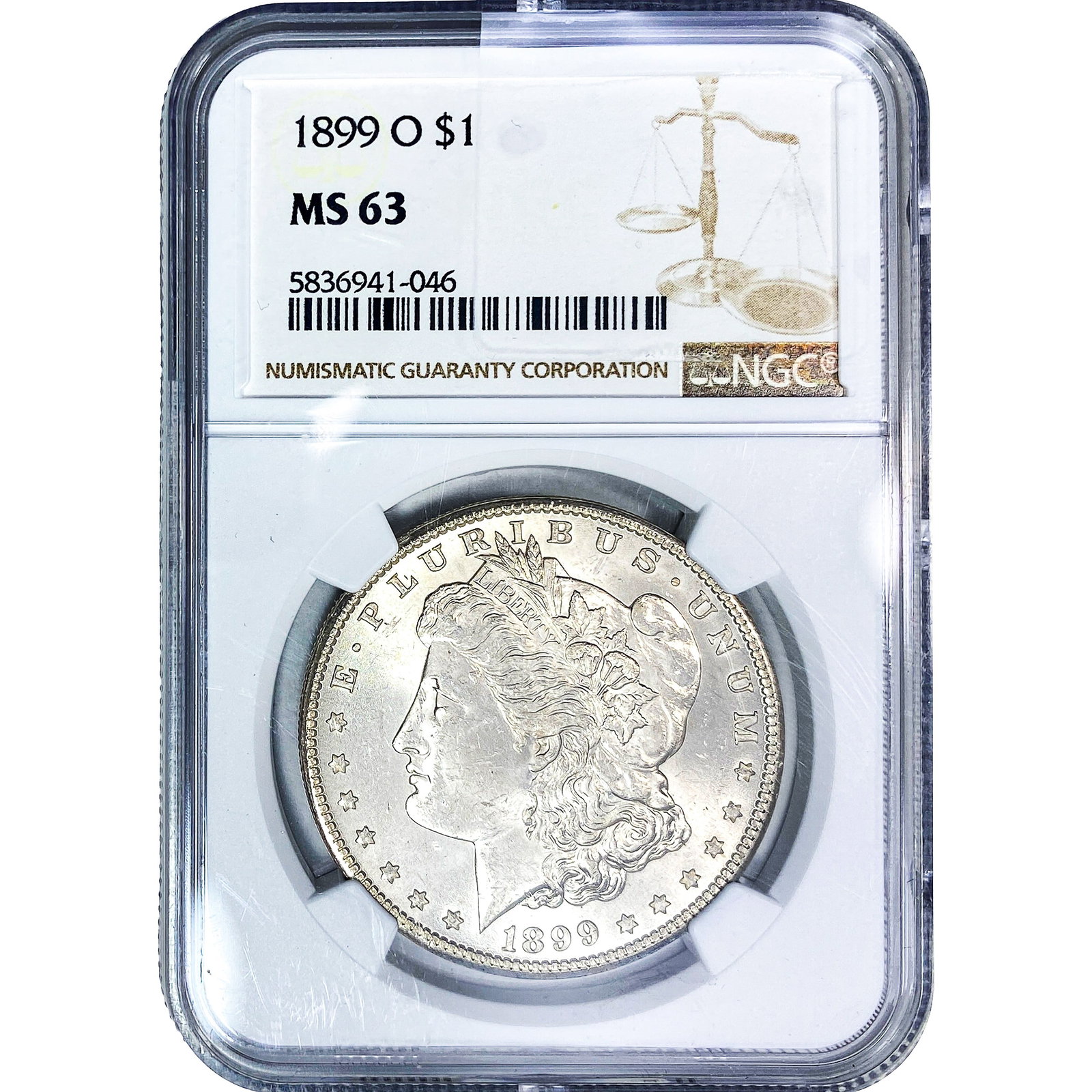 1899-O Morgan Silver Dollar NGC MS63 (1 of 2)
