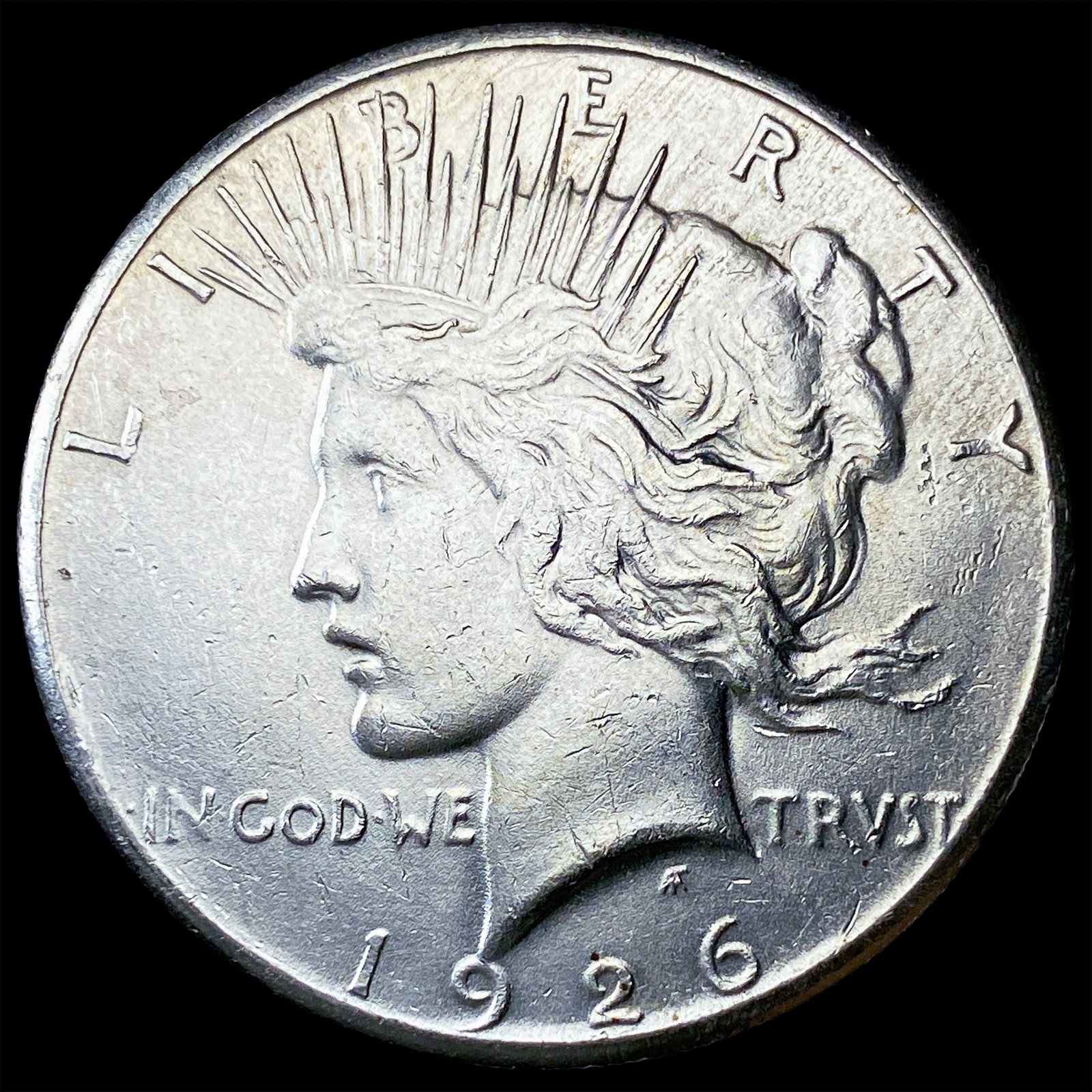 1926 Peace Silver Dollar CLOSELY UNCIRCULATED: 1926 Peace Silver Dollar CLOSELY UNCIRCULATED