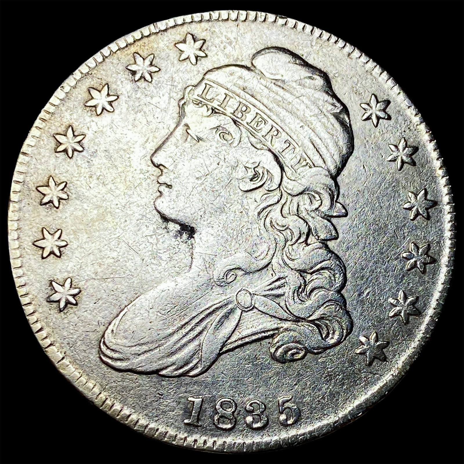 1835 Capped Bust Half Dollar HIGH GRADE: 1835 Capped Bust Half Dollar HIGH GRADE