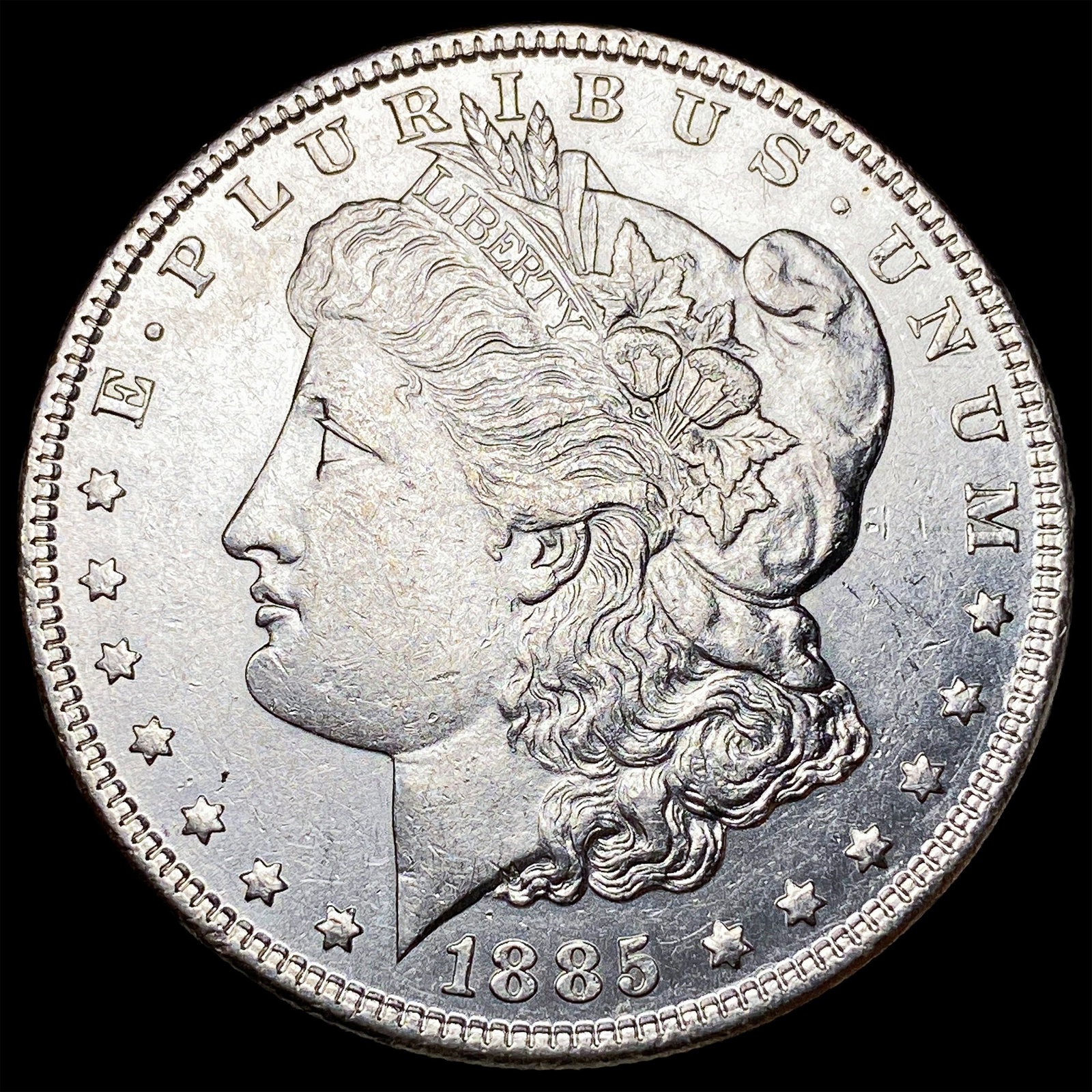 1885 Silver Morgan Dollar CLOSELY UNCIRCULATED: 1885 Silver Morgan Dollar CLOSELY UNCIRCULATED