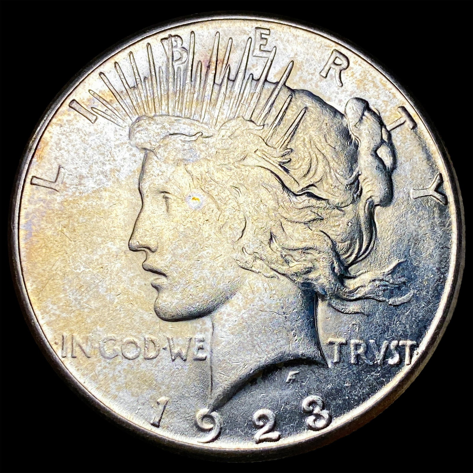 1923-S Silver Peace Dollar CLOSELY UNCIRCULATED: 1923-S Silver Peace Dollar CLOSELY UNCIRCULATED