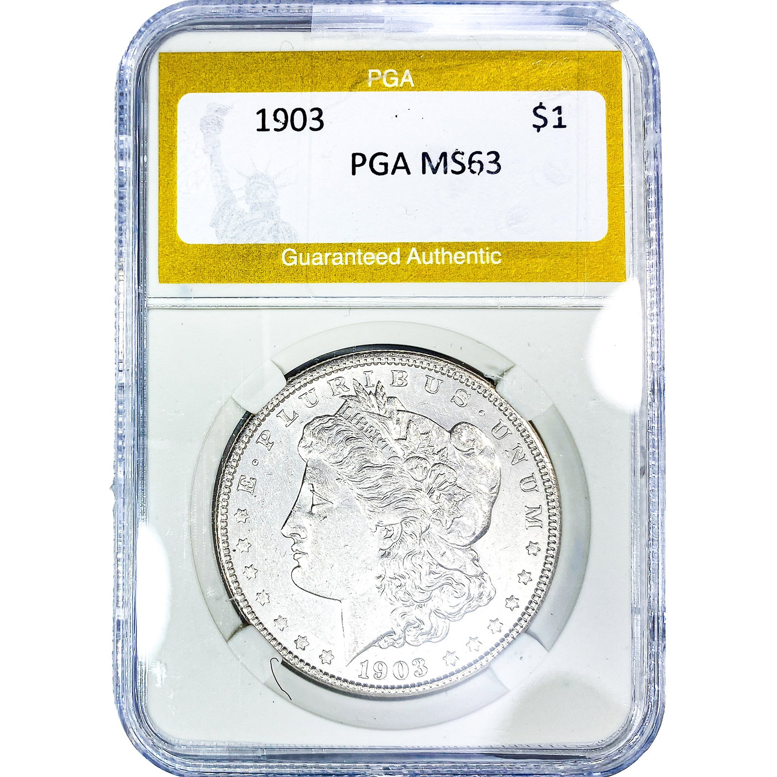 1903 Morgan Silver Dollar PGA MS63: 1903 Morgan Silver Dollar PGA MS63