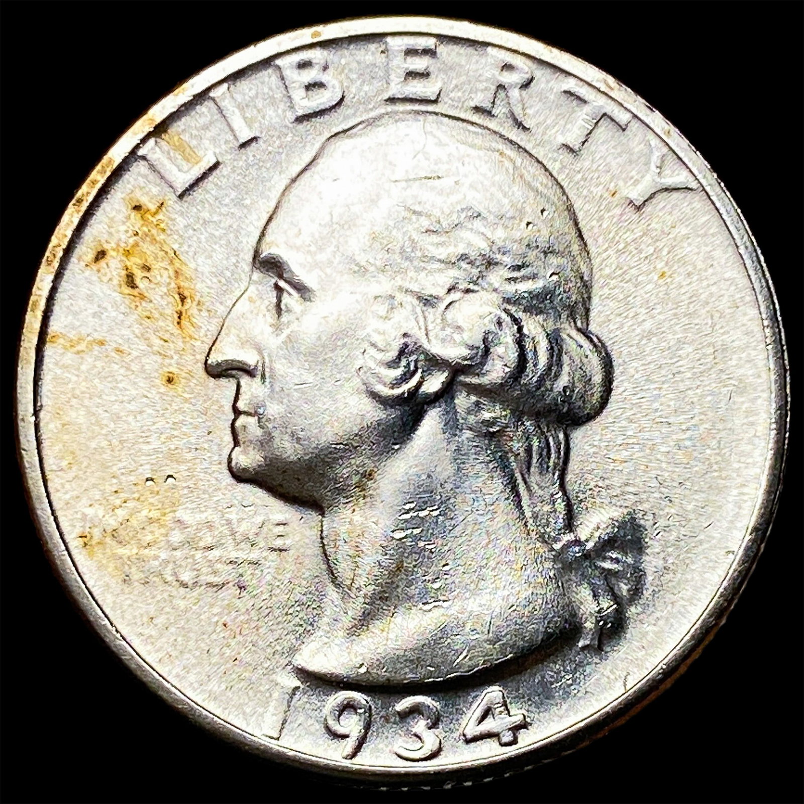 1934 Silver Washington Quarter CHOICE BU: 1934 Silver Washington Quarter CHOICE BU