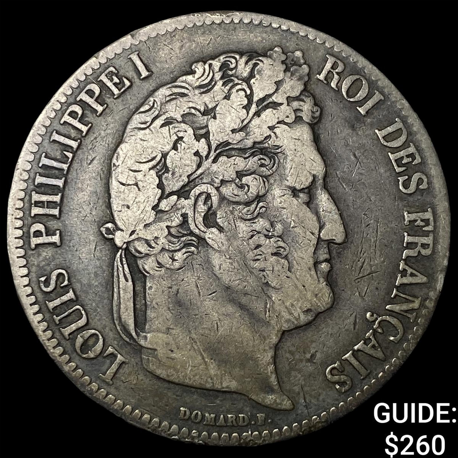 1839 France Silver 5 Francs (1 of 2)