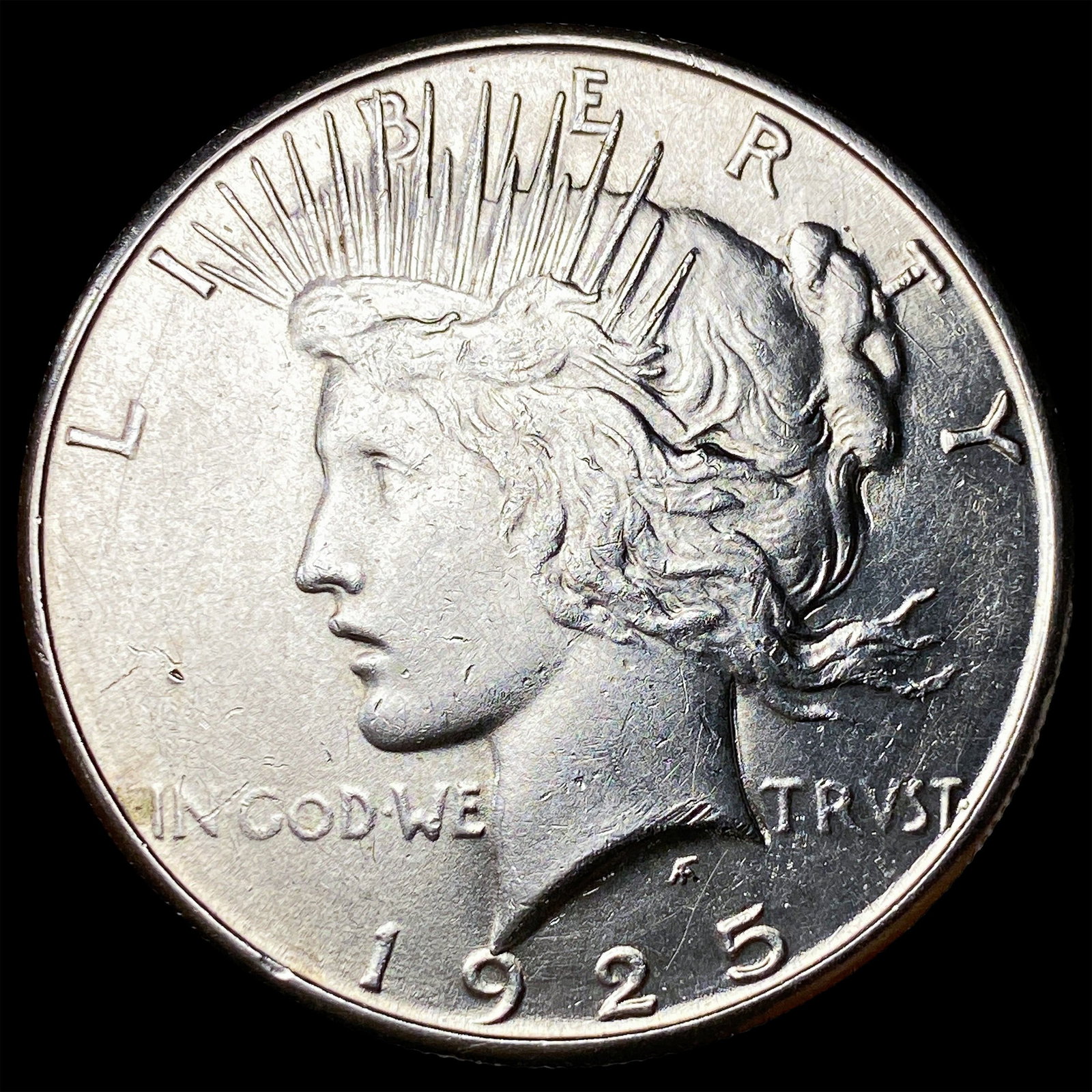 1925-S Silver Peace Dollar CHOICE AU (1 of 2)