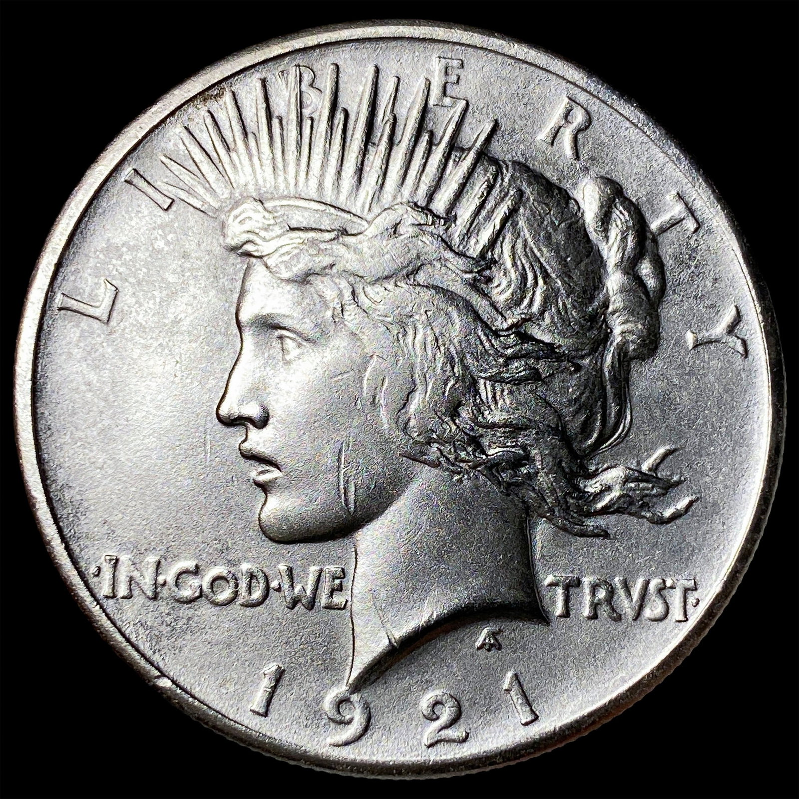 1921 Silver Peace Dollar CLOSELY UNCIRCULATED: 1921 Silver Peace Dollar CLOSELY UNCIRCULATED