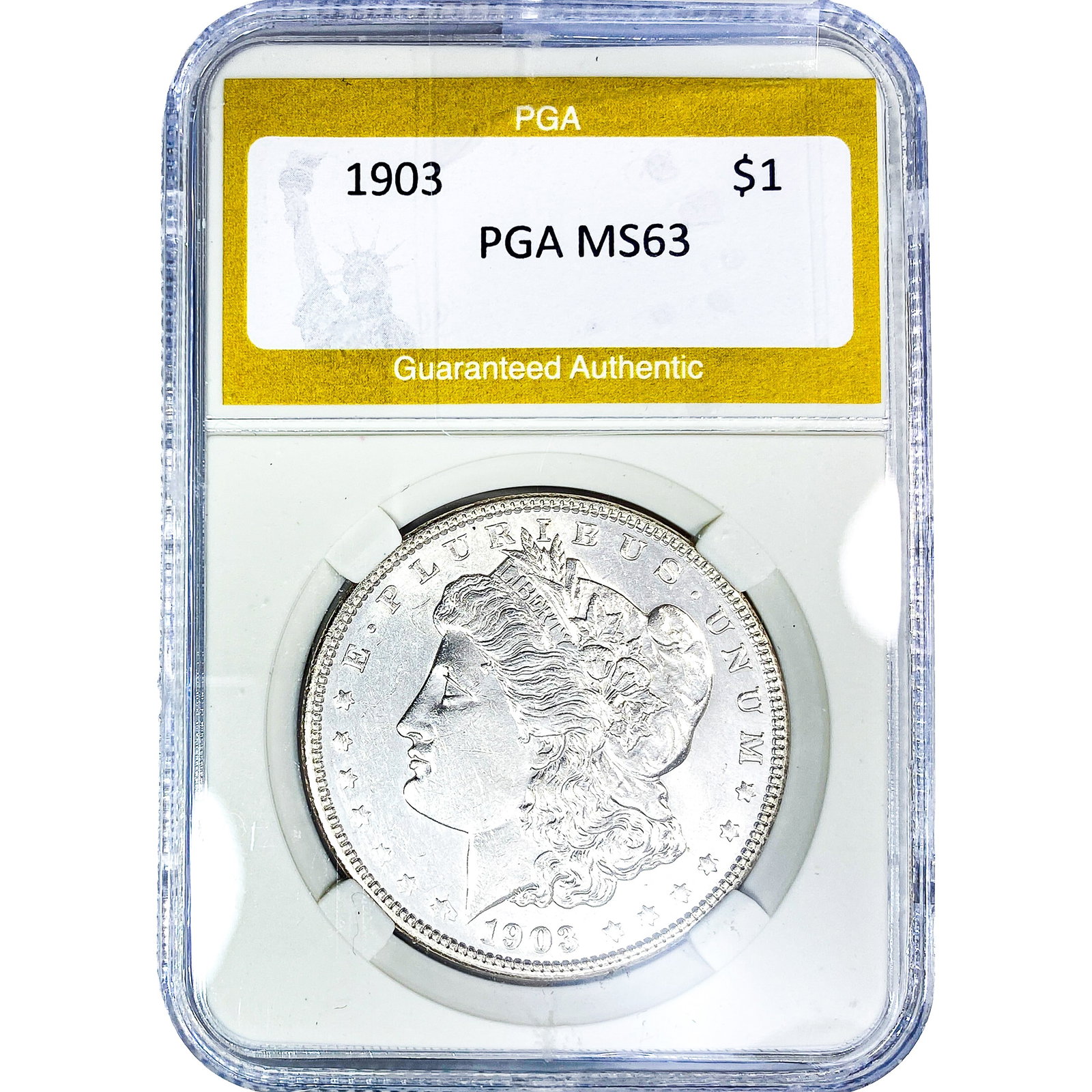 1903 Morgan Silver Dollar PGA MS63: 1903 Morgan Silver Dollar PGA MS63