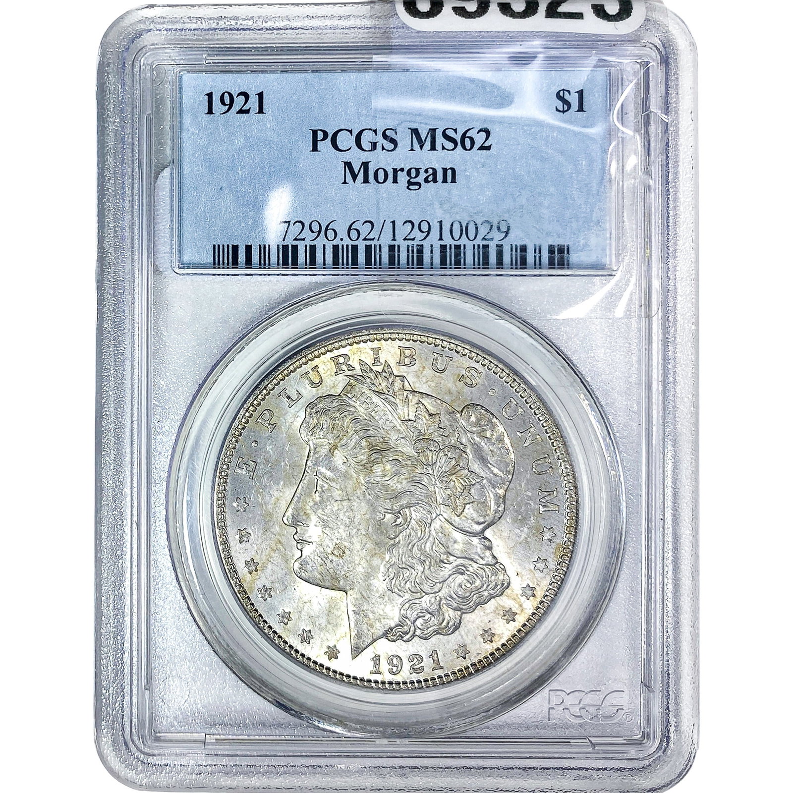 1921 Morgan Silver Dollar PCGS MS62: 1921 Morgan Silver Dollar PCGS MS62