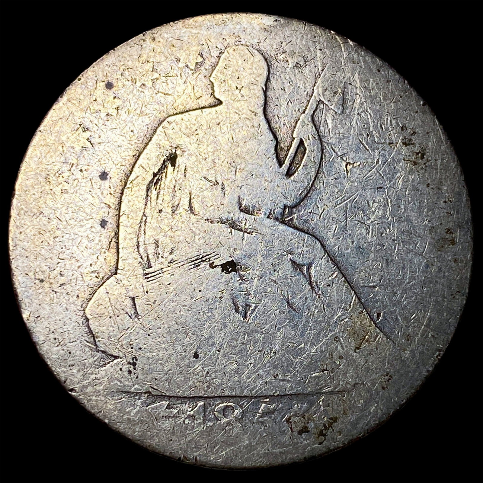 1847 Seated Liberty Half Dollar NICELY CIRCULATED: 1847 Seated Liberty Half Dollar NICELY CIRCULATED