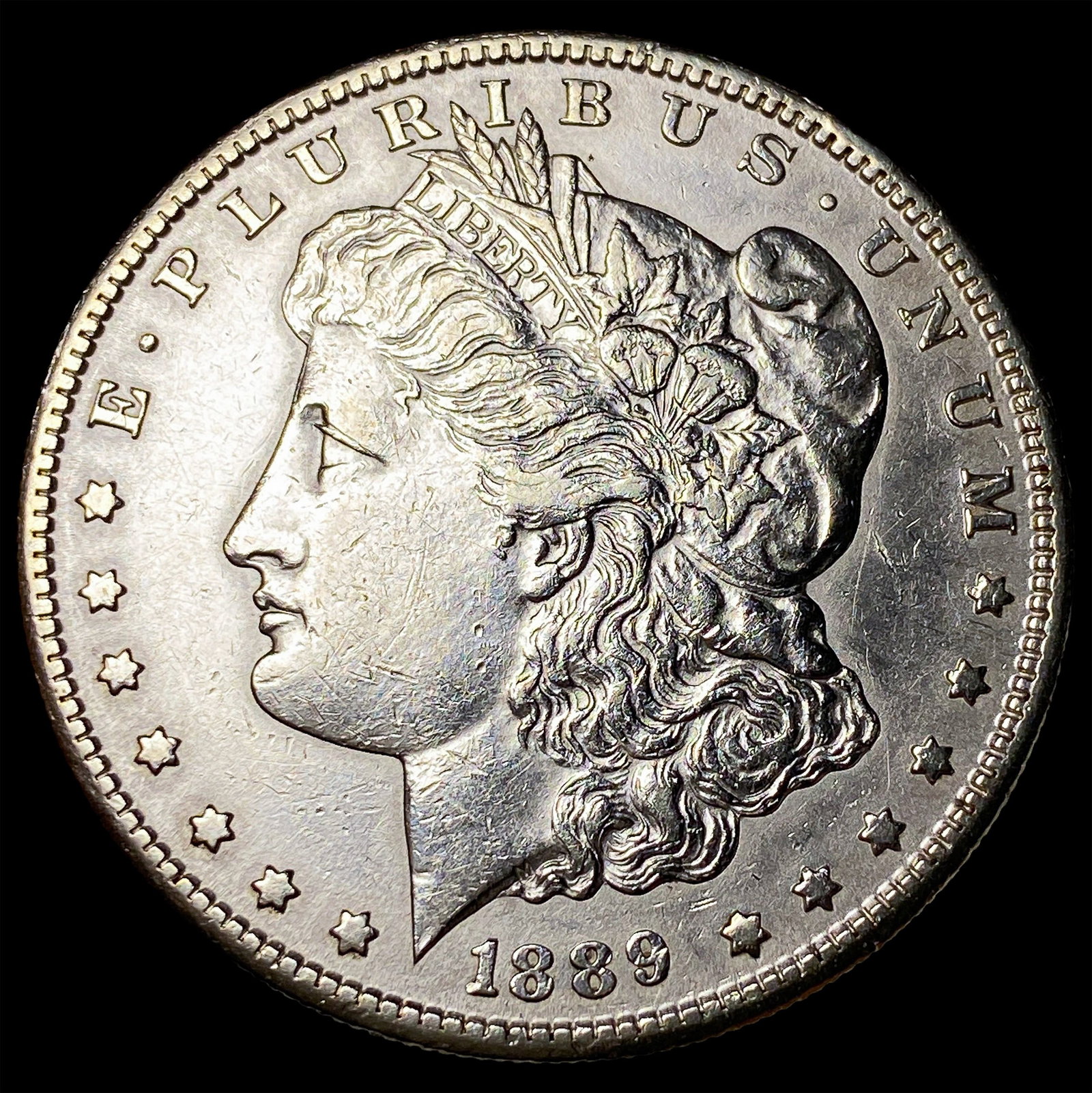 1889-S Silver Morgan Dollar CLOSELY UNCIRCULATED: 1889-S Silver Morgan Dollar CLOSELY UNCIRCULATED