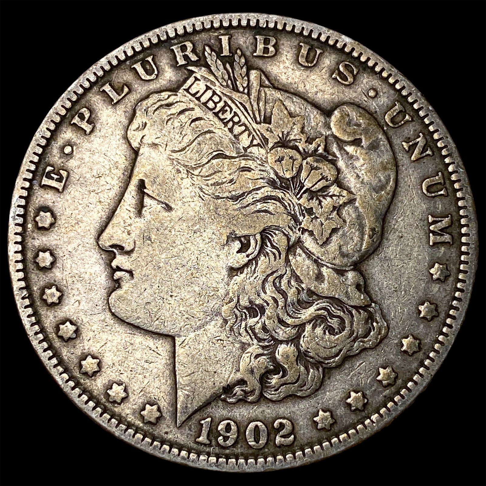 1902 Morgan Silver Dollar NEARLY UNCIRCULATED: 1902 Morgan Silver Dollar NEARLY UNCIRCULATED