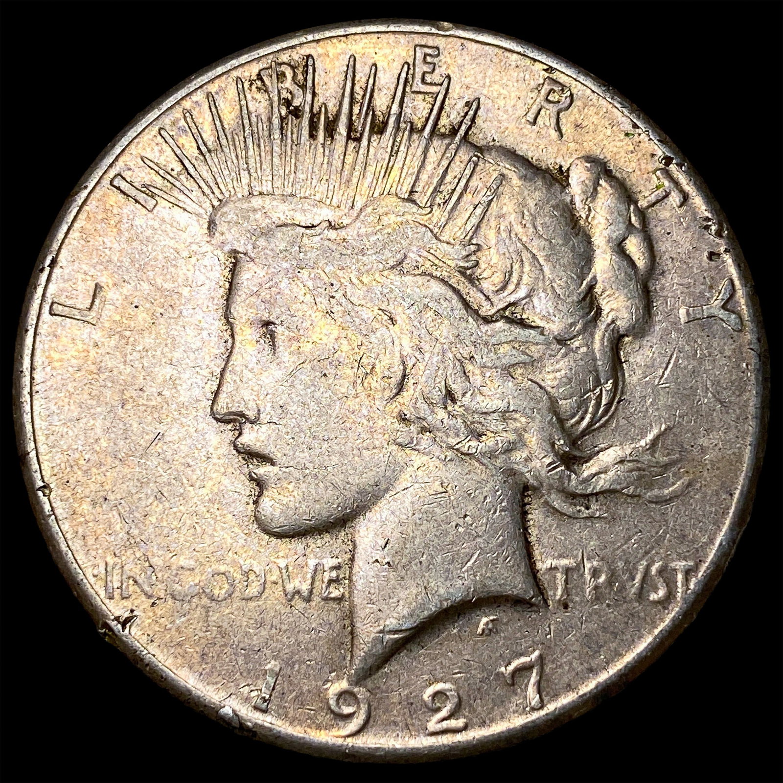 1927-S Silver Peace Dollar NEARLY UNCIRCULATED: 1927-S Silver Peace Dollar NEARLY UNCIRCULATED