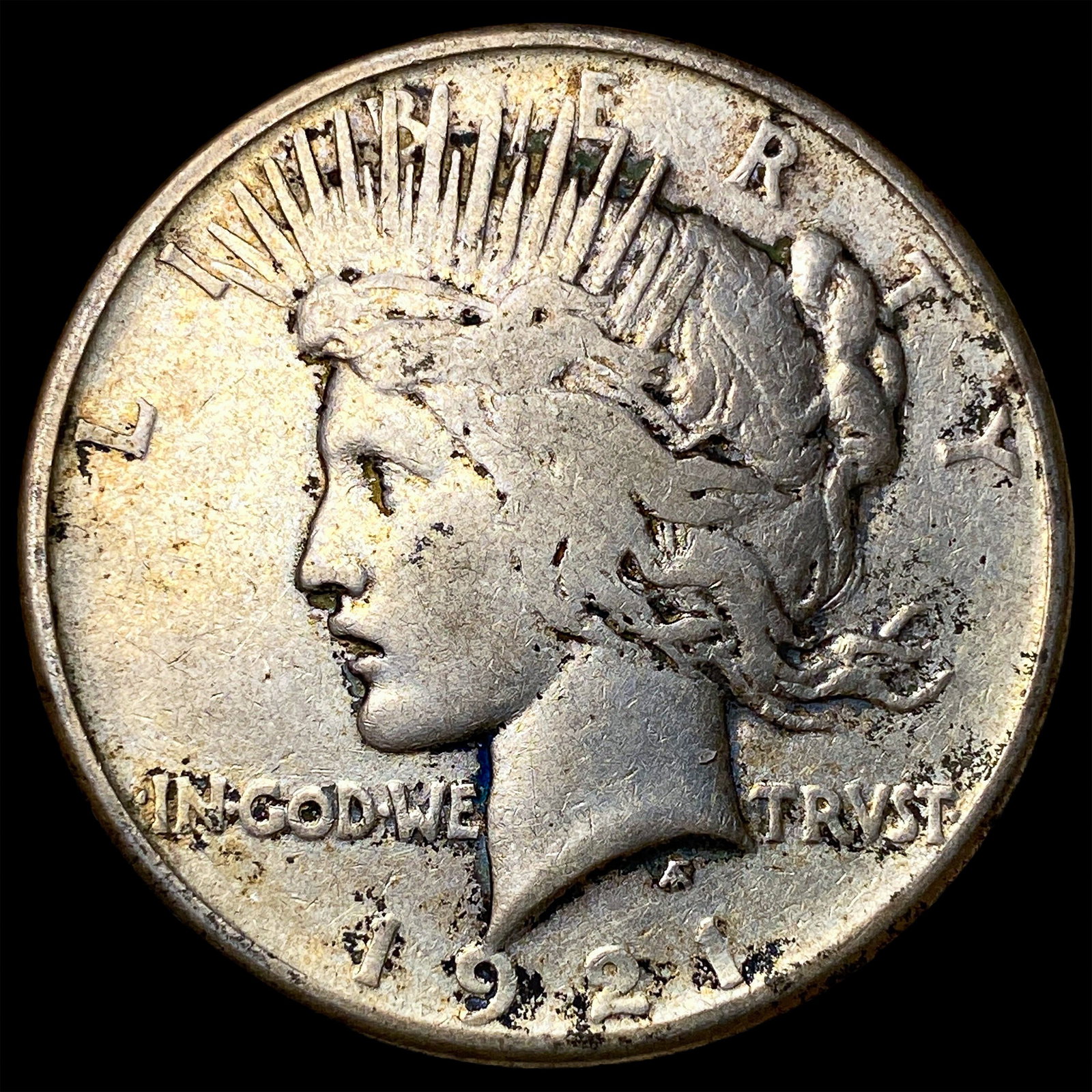 1921 Silver Peace Dollar LIGHTLY CIRCULATED: 1921 Silver Peace Dollar LIGHTLY CIRCULATED