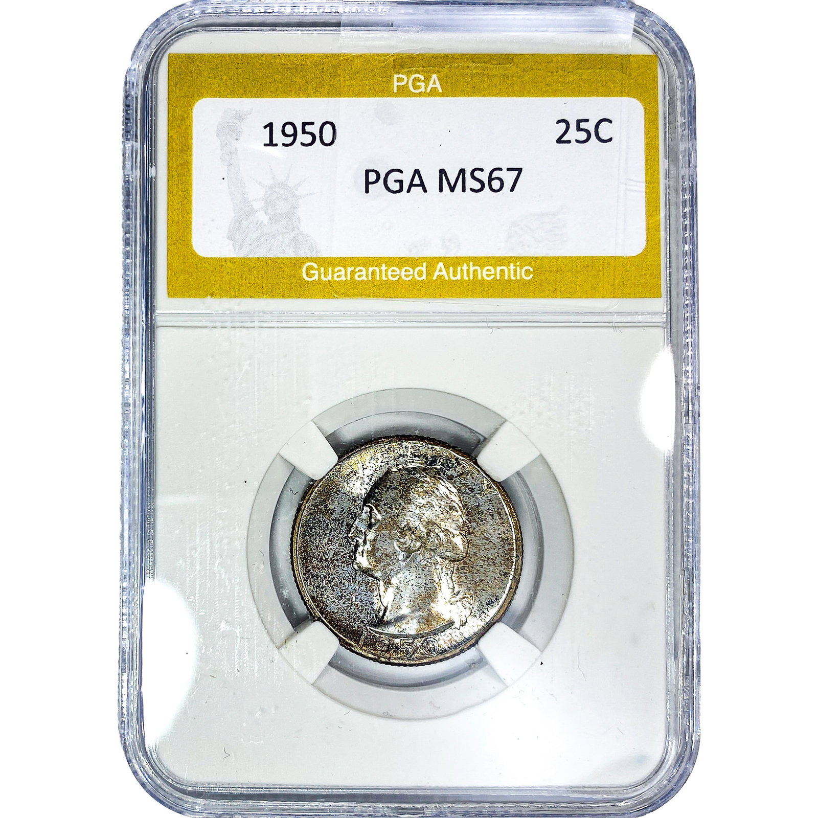 1950 Washington Silver Quarter PGA MS67: 1950 Washington Silver Quarter PGA MS67