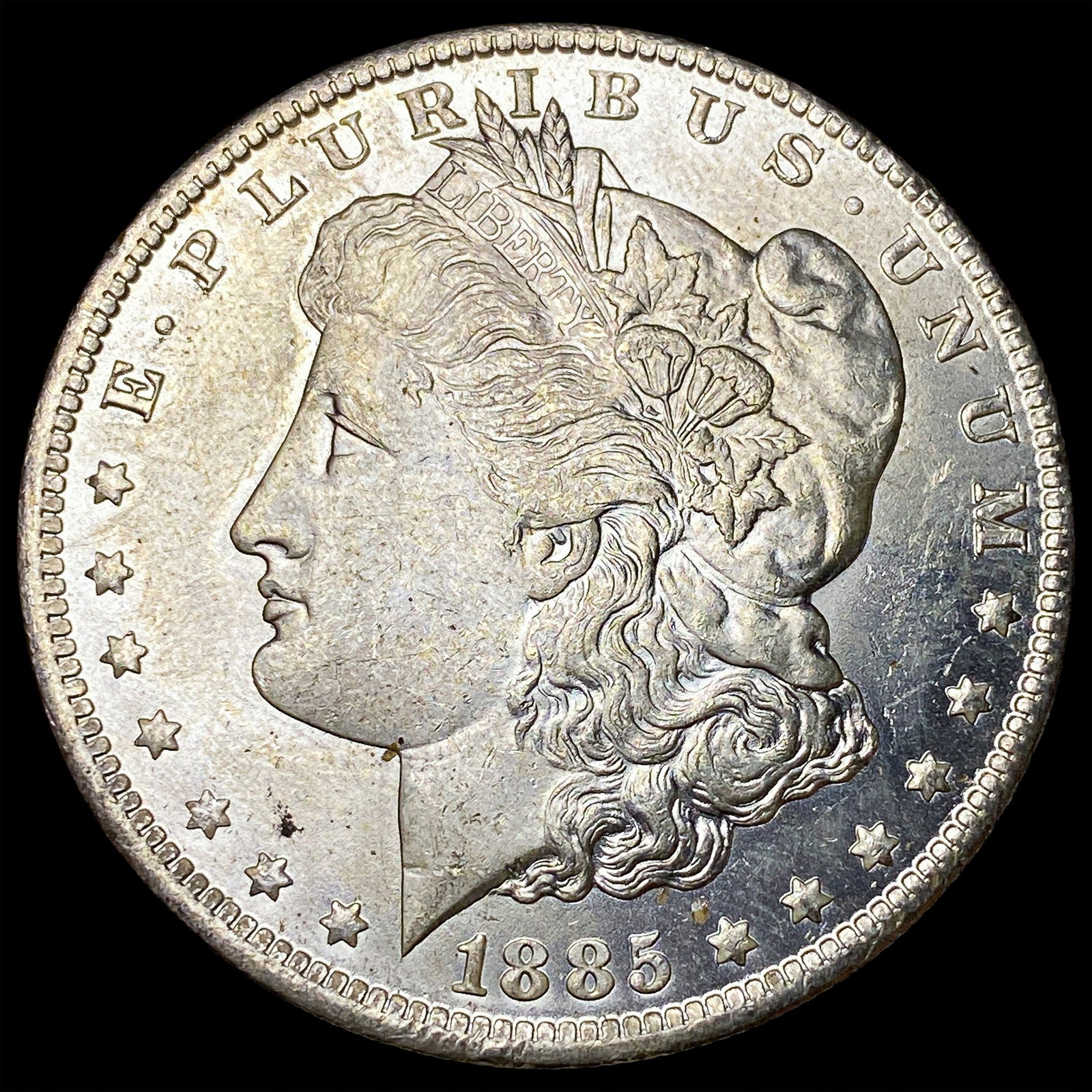 1885-O Silver Morgan Dollar GEM BU: 1885-O Silver Morgan Dollar GEM BU
