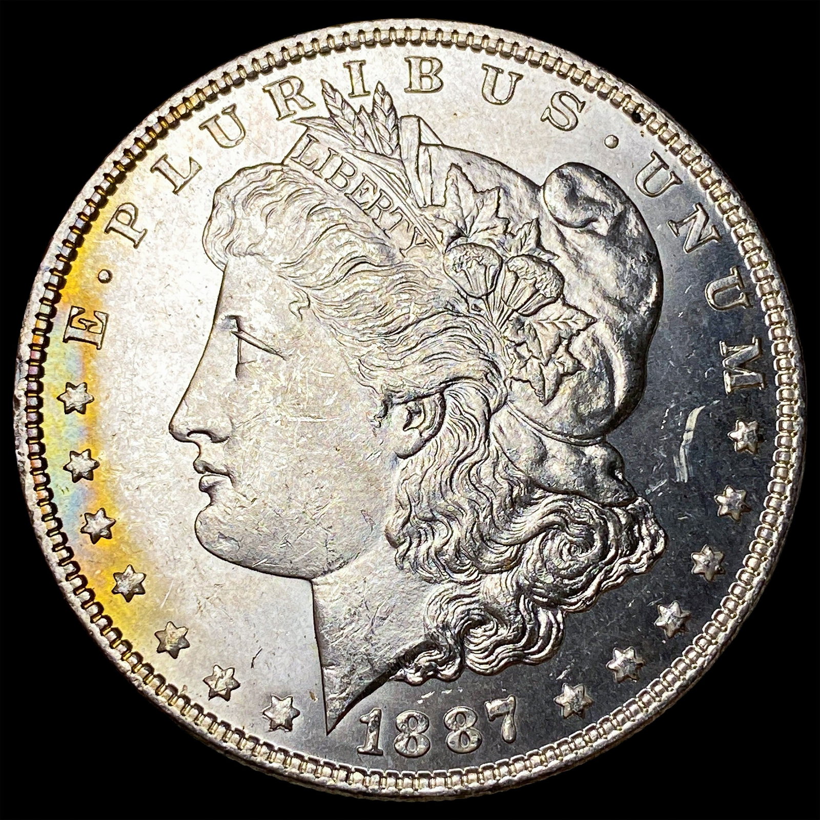 1887 Morgan Silver Dollar GEM BU: 1887 Morgan Silver Dollar GEM BU
