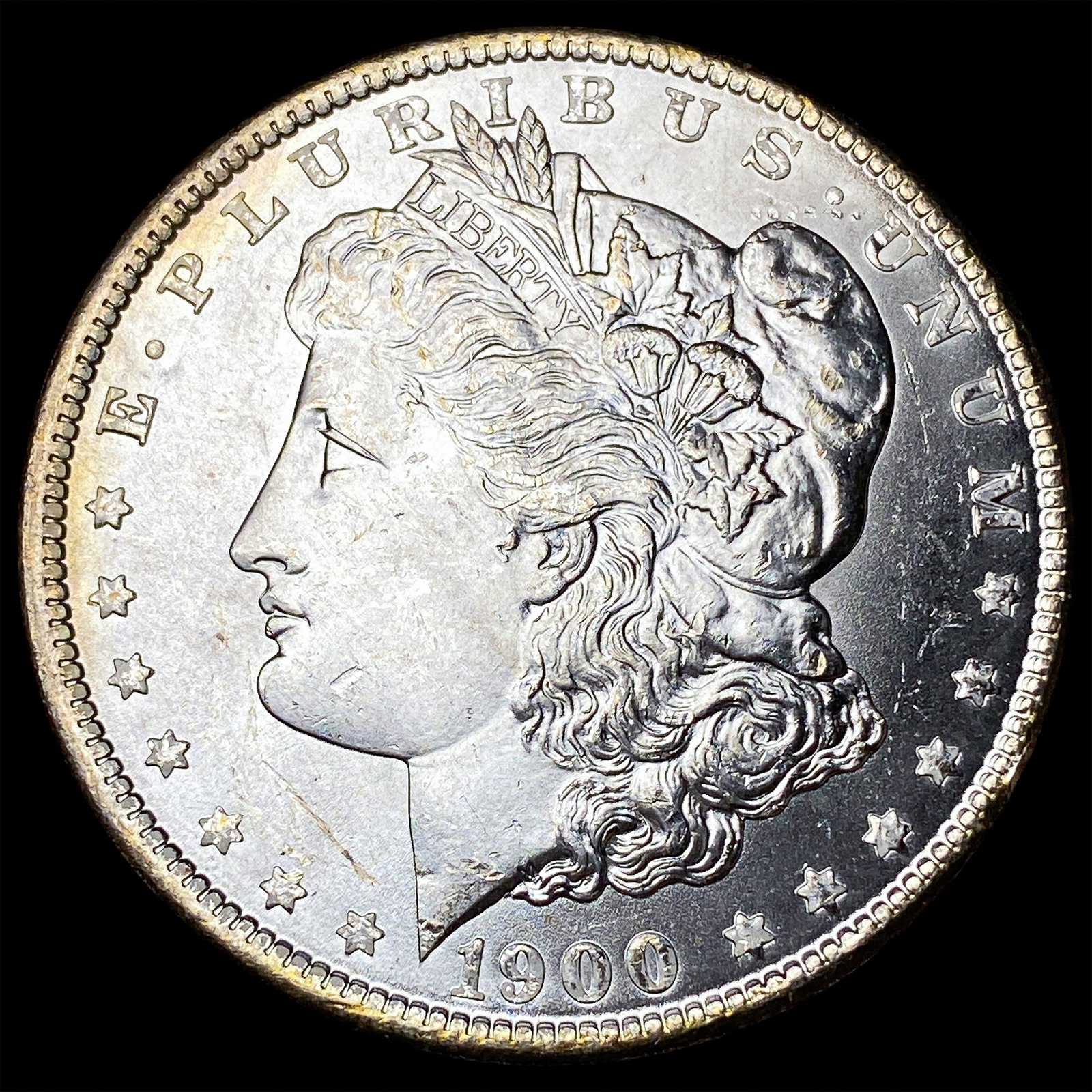 1900 Morgan Silver Dollar GEM BU: 1900 Morgan Silver Dollar GEM BU