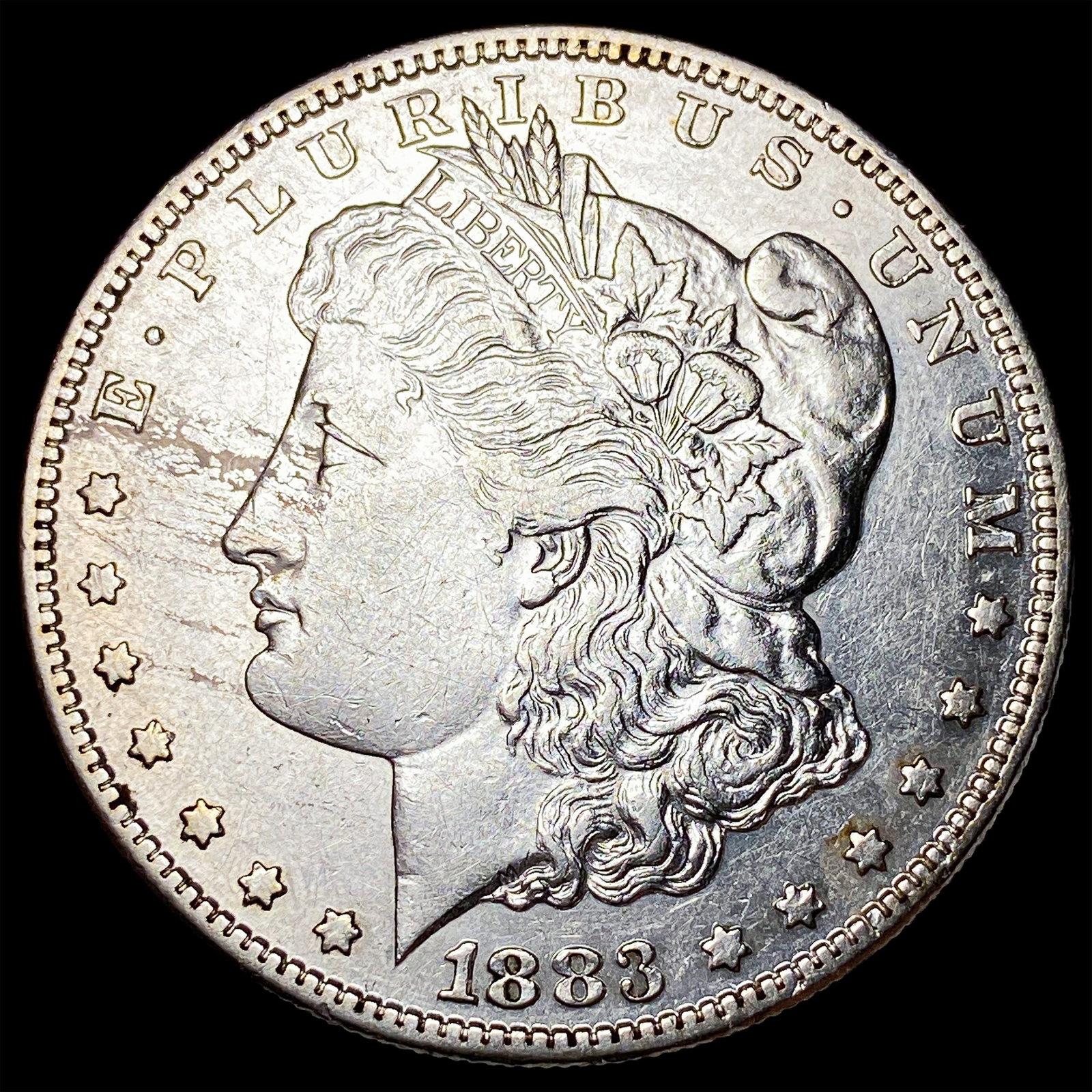 1883-S Silver Morgan Dollar CLOSELY UNCIRCULATED: 1883-S Silver Morgan Dollar CLOSELY UNCIRCULATED
