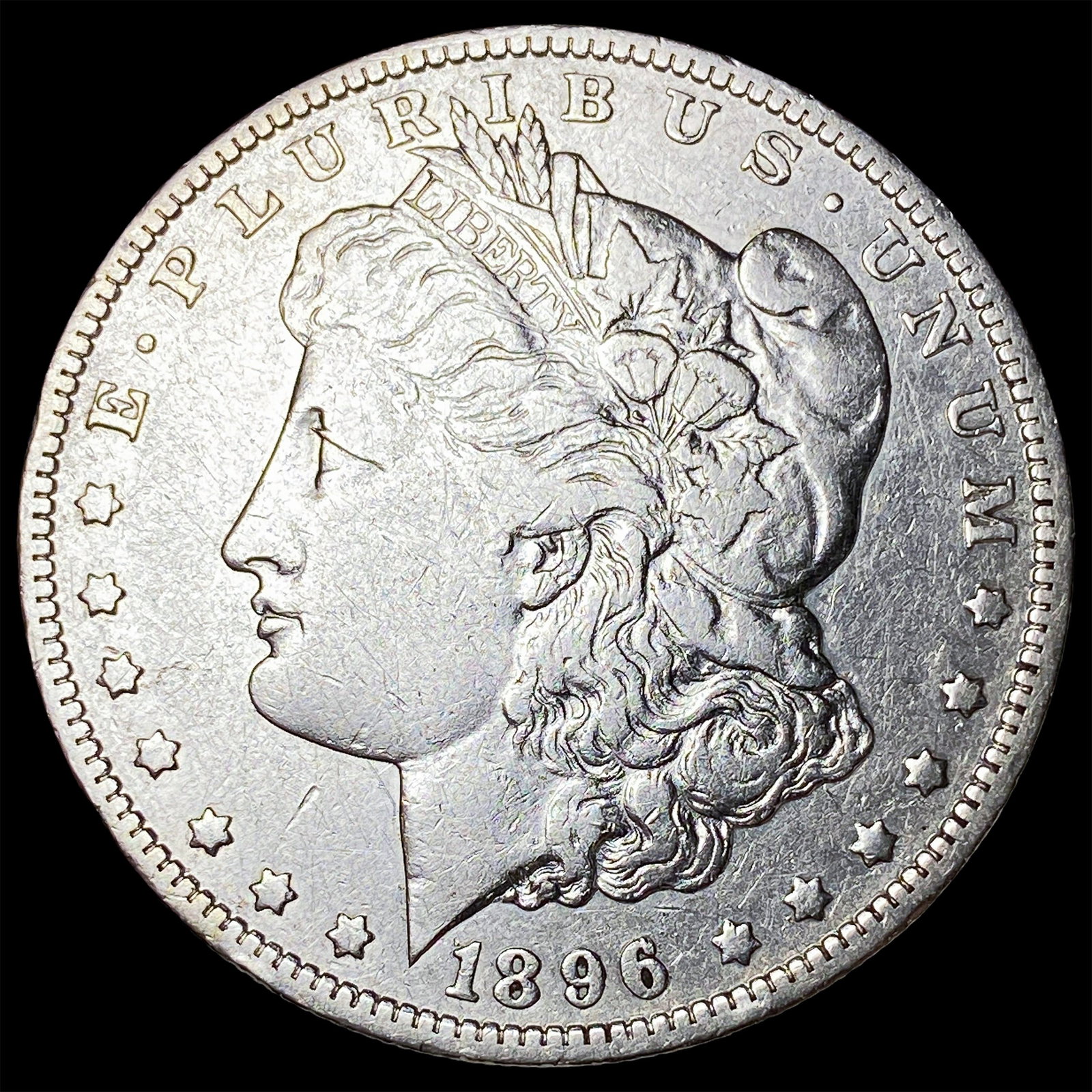1896-O Silver Morgan Dollar LIGHTLY CIRCULATED: 1896-O Silver Morgan Dollar LIGHTLY CIRCULATED