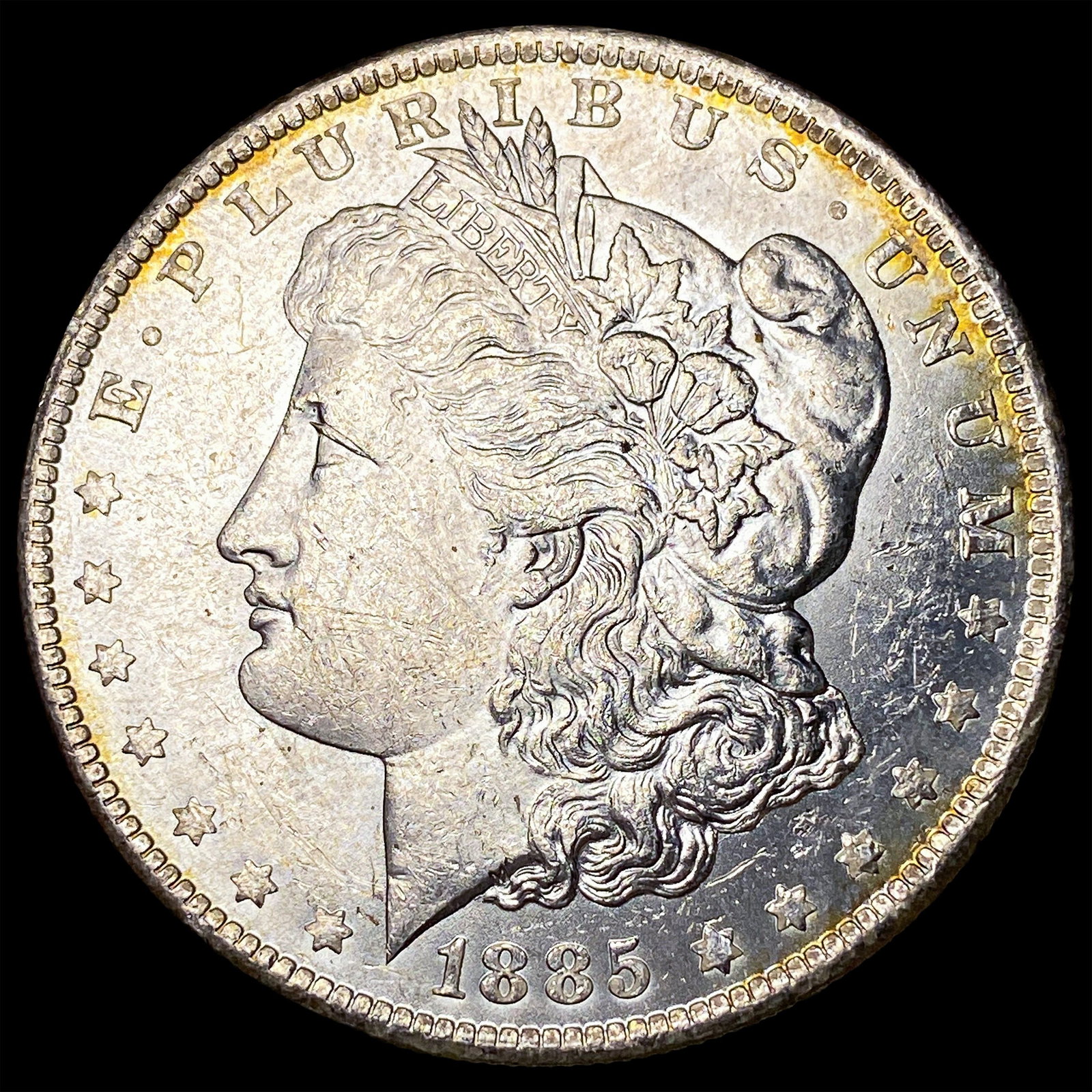 1885-O Silver Morgan Dollar GEM BU: 1885-O Silver Morgan Dollar GEM BU
