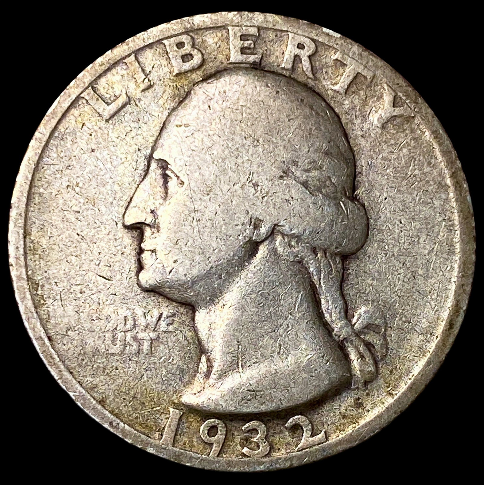 1932-S Silver Washington Quarter LIGHTLY CIRCULATED: 1932-S Silver Washington Quarter LIGHTLY CIRCULATED