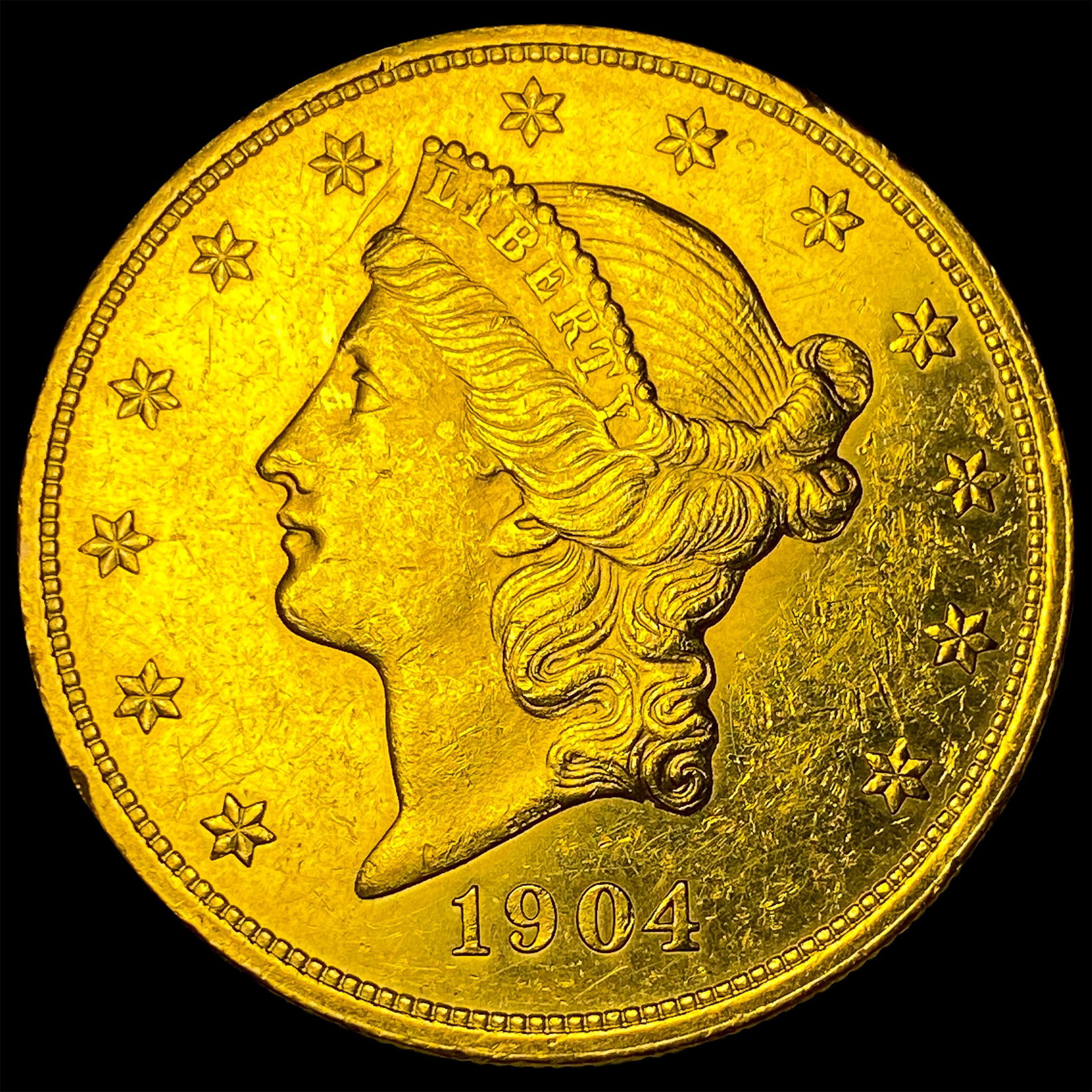 1904 Liberty Head $20 Double Eagle UNCIRCULATED: 1904 Liberty Head $20 Double Eagle UNCIRCULATED